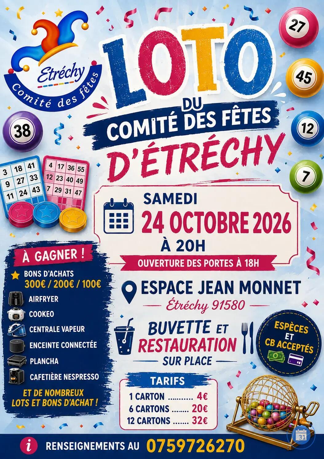 Image LOTO DU COMITE DES FETES (photo 1)