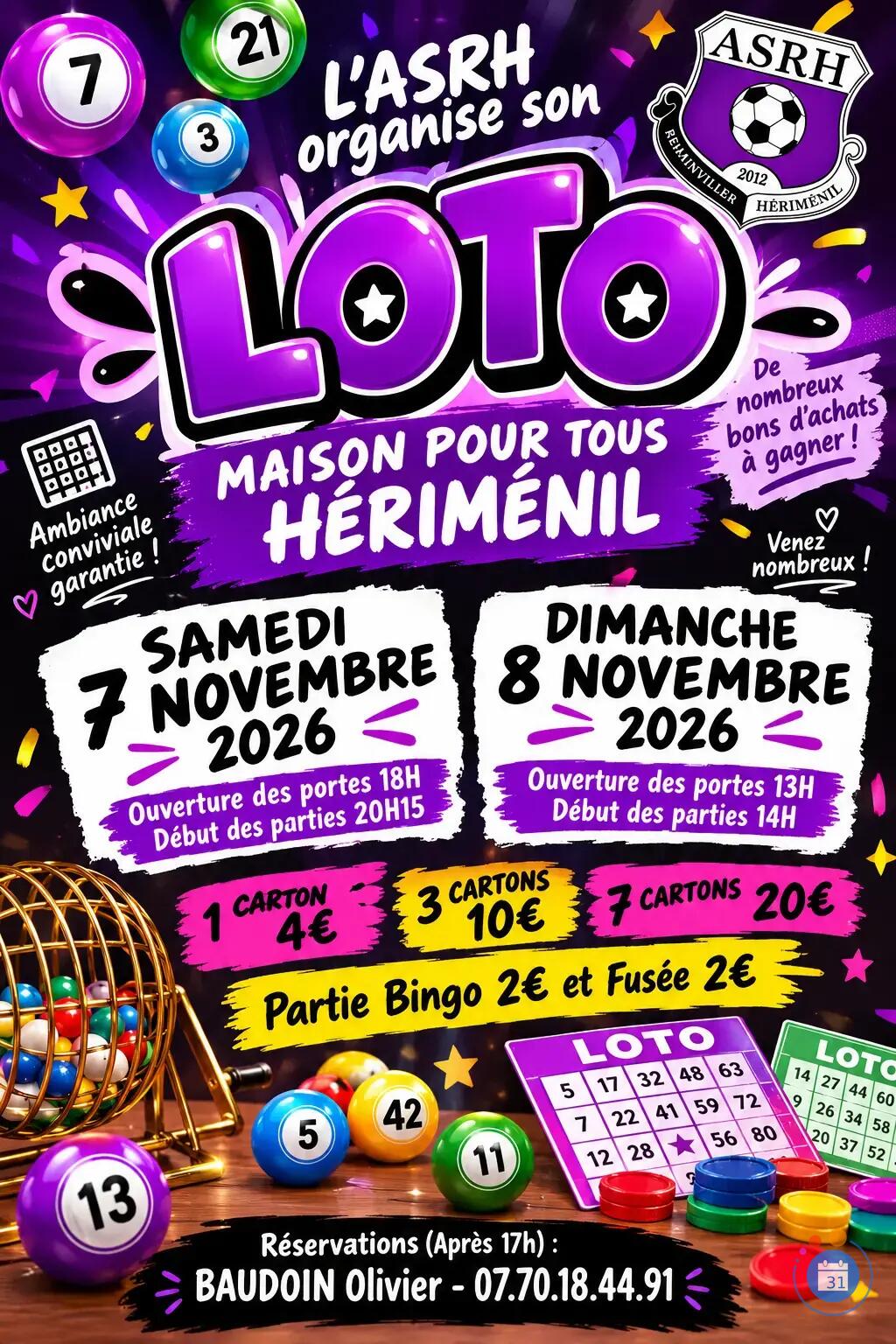 Image Super loto de l ASRH (photo 1)
