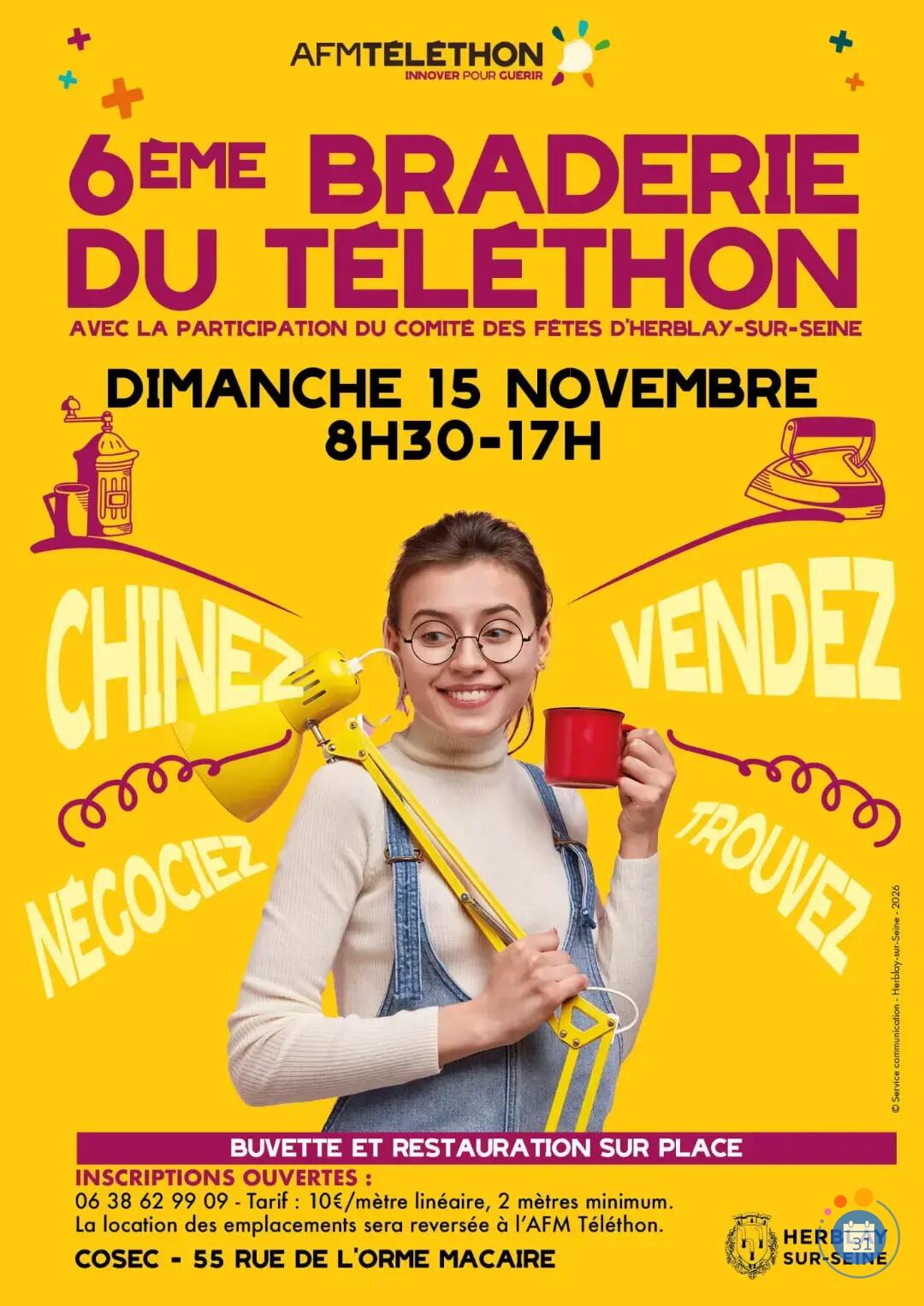 Image 6 eme braderie du telethon à herblay (photo 1)