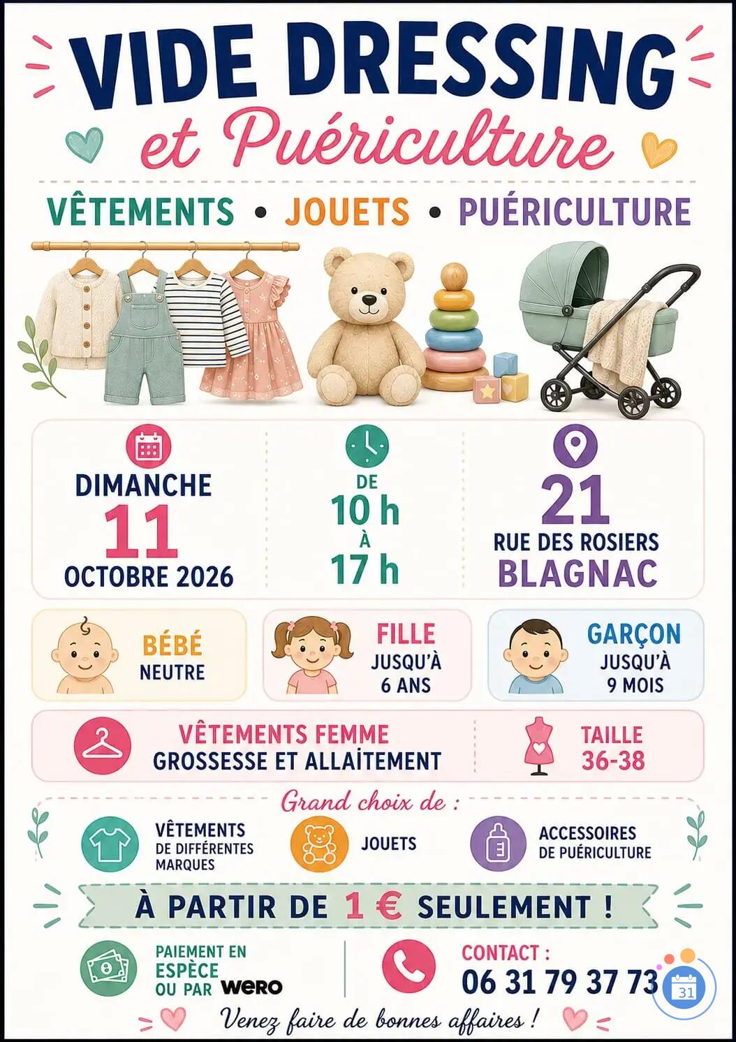 Image Vide-dressing et puériculture, enfants, grossesse et allaitement (photo 1)