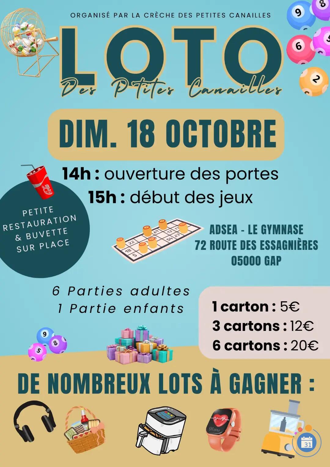 Image LOTO DES PETITES CANAILLES (photo 1)