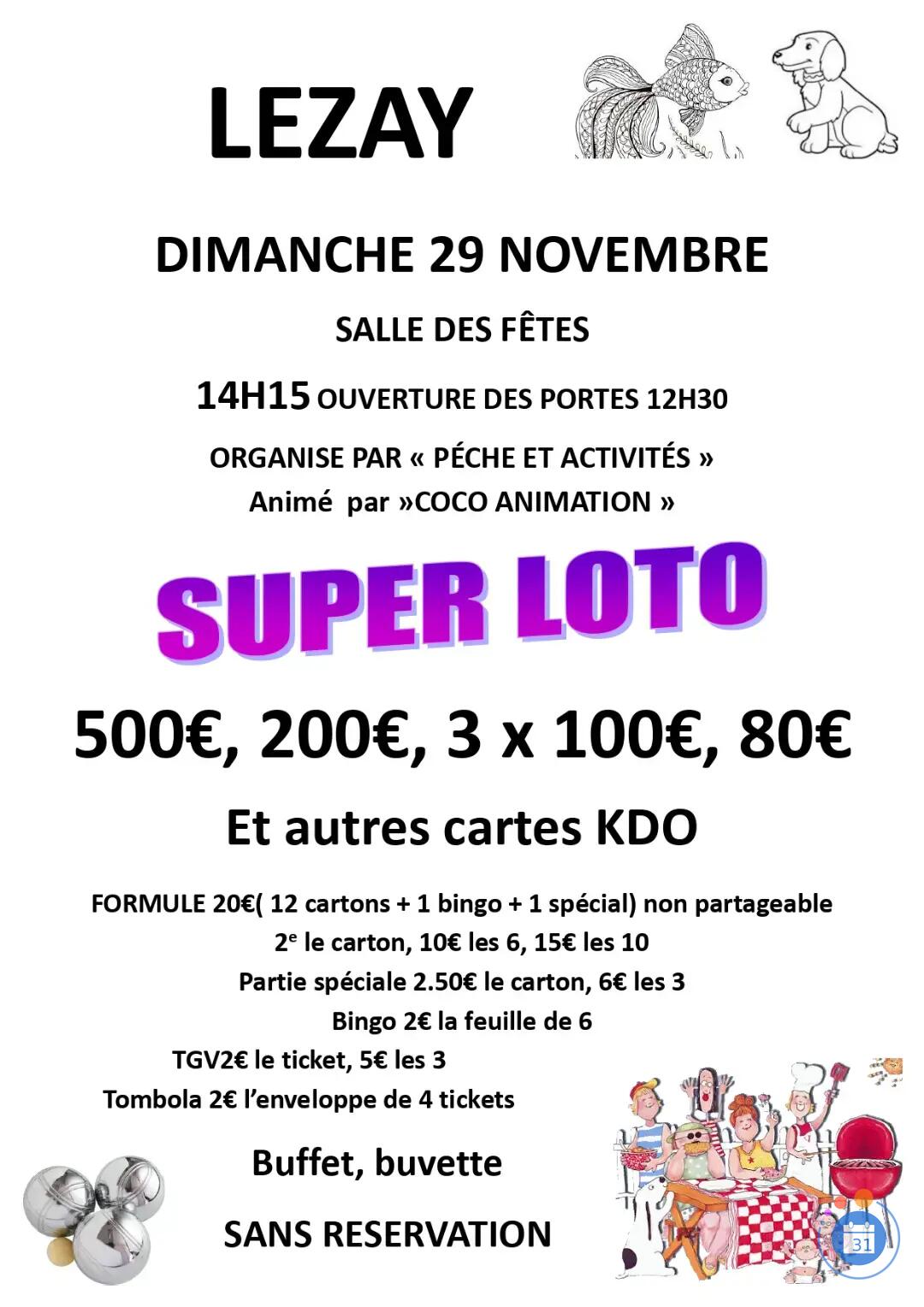 Flyer Super loto