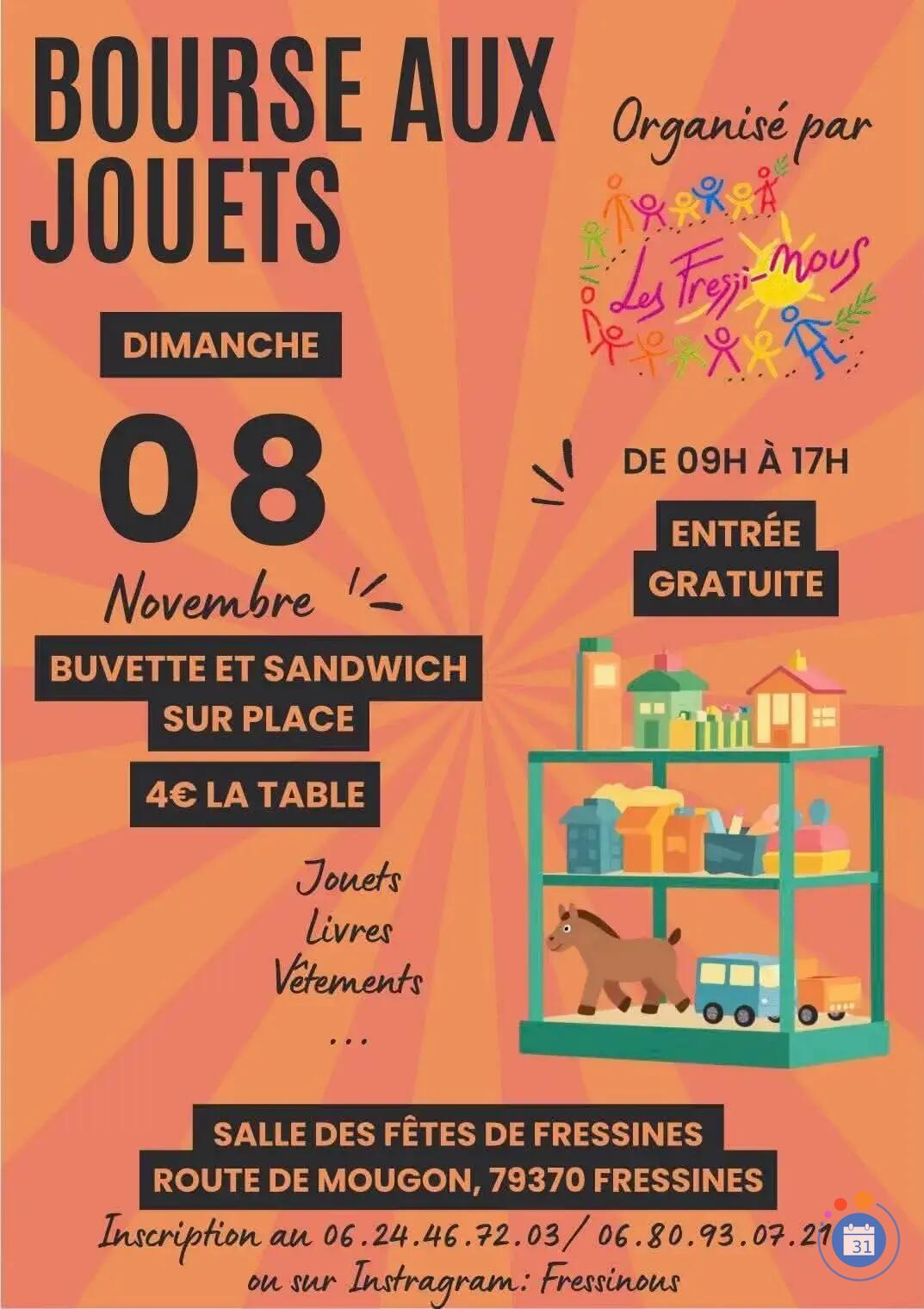 Image Bourse aux jouets pour l'association des fressinous (photo 1)