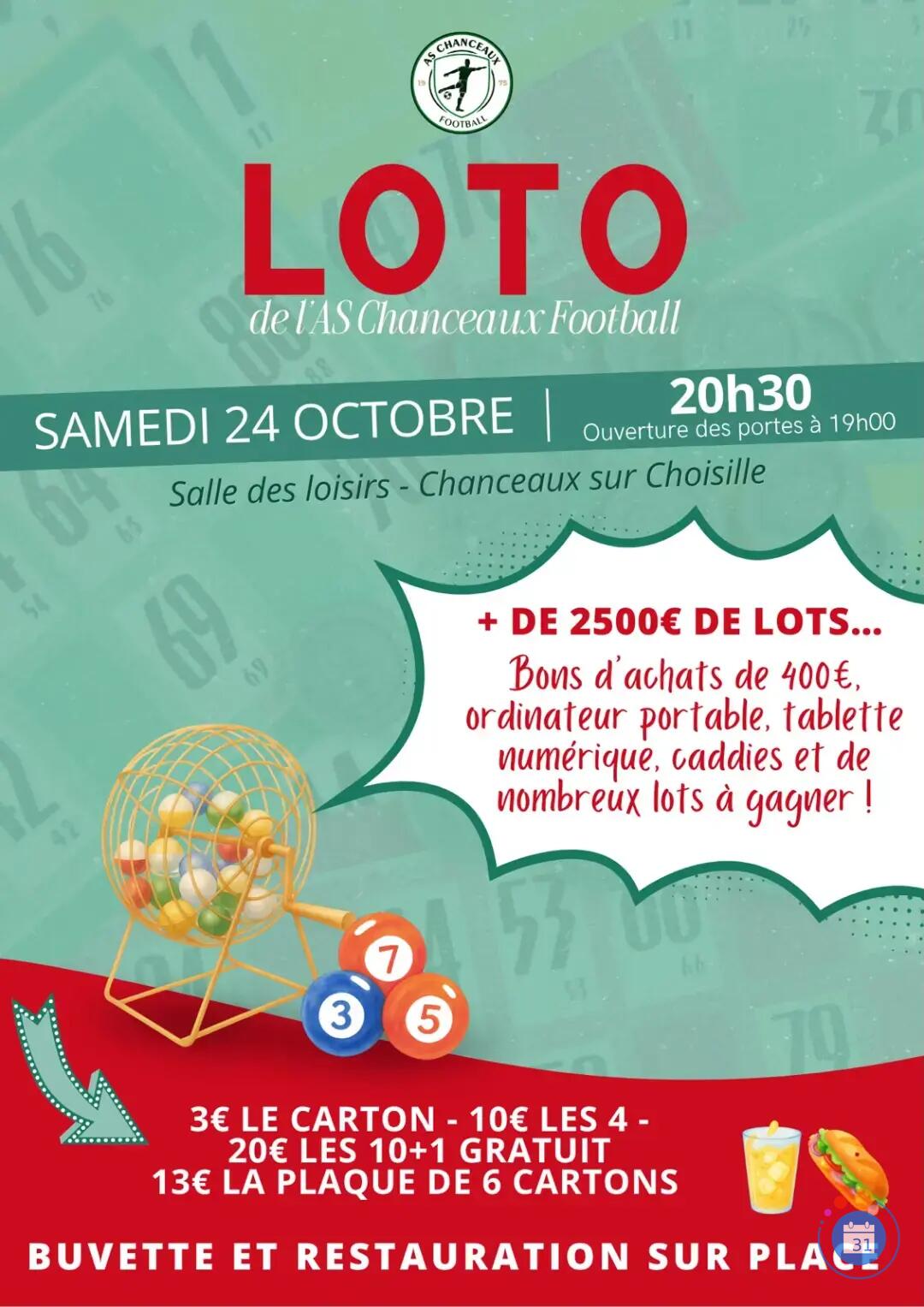 Flyer Loto du foot
