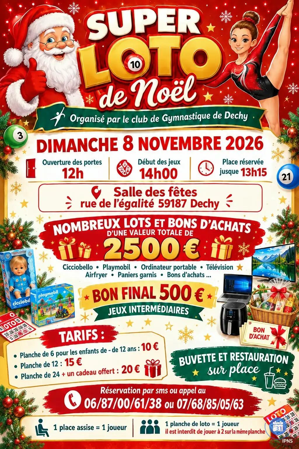Flyer Loto de Noël