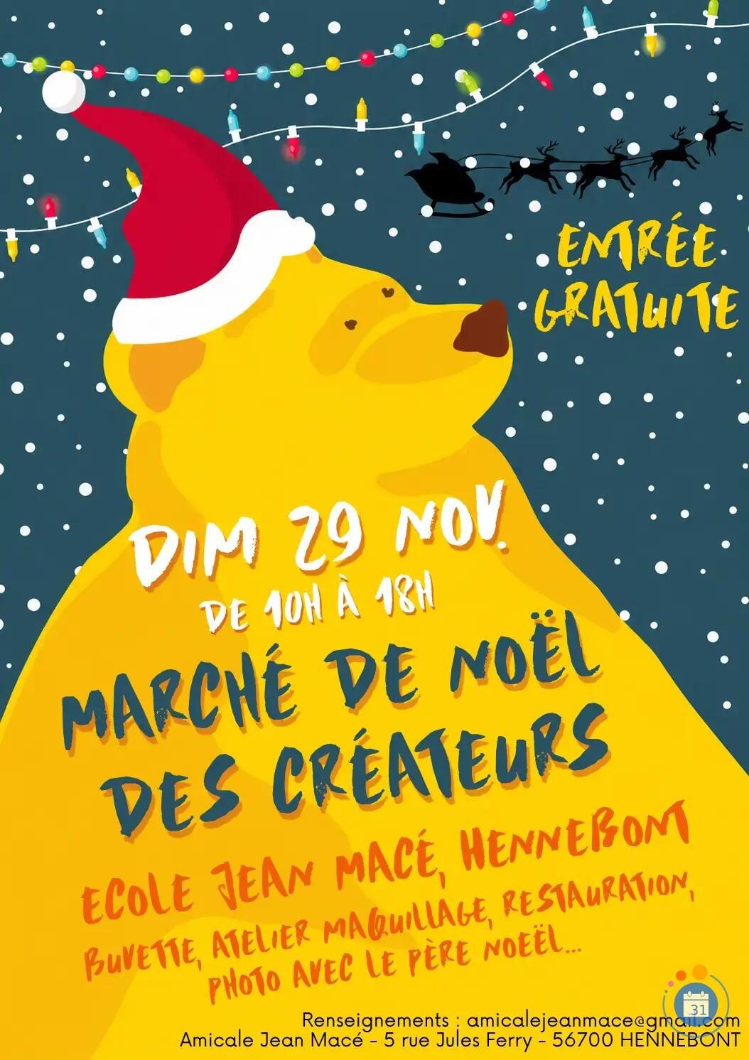 Image 5ème Marché de Noël des Créateurs - Ecole Jean Macé (photo 1)