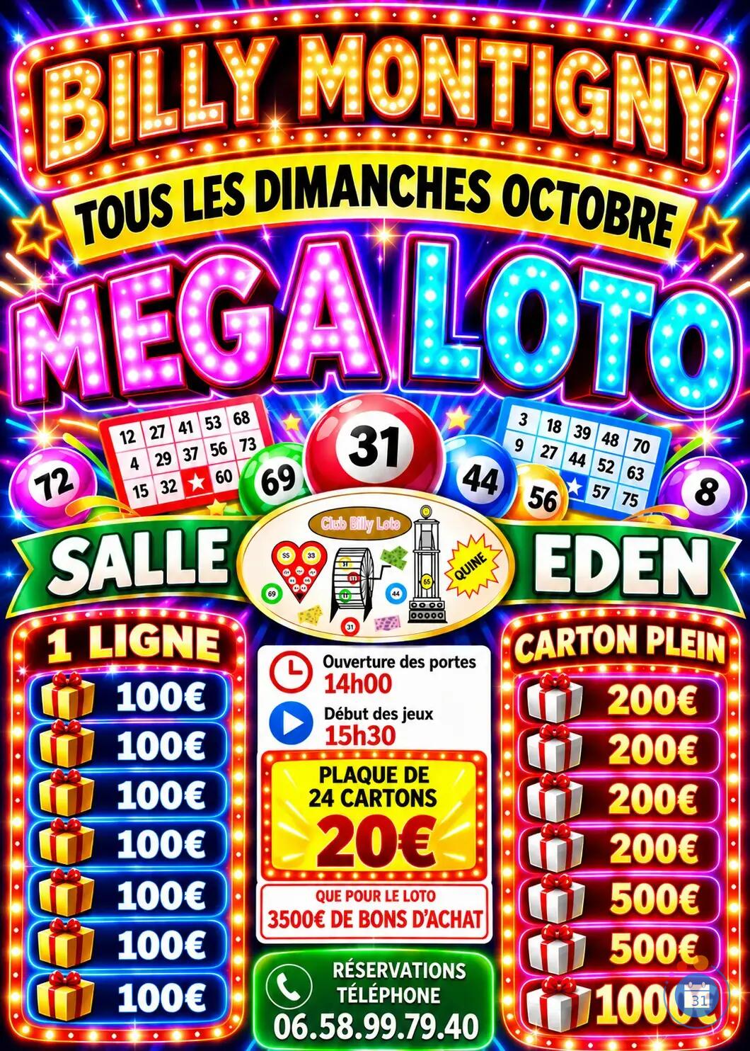 Flyer Mega loto