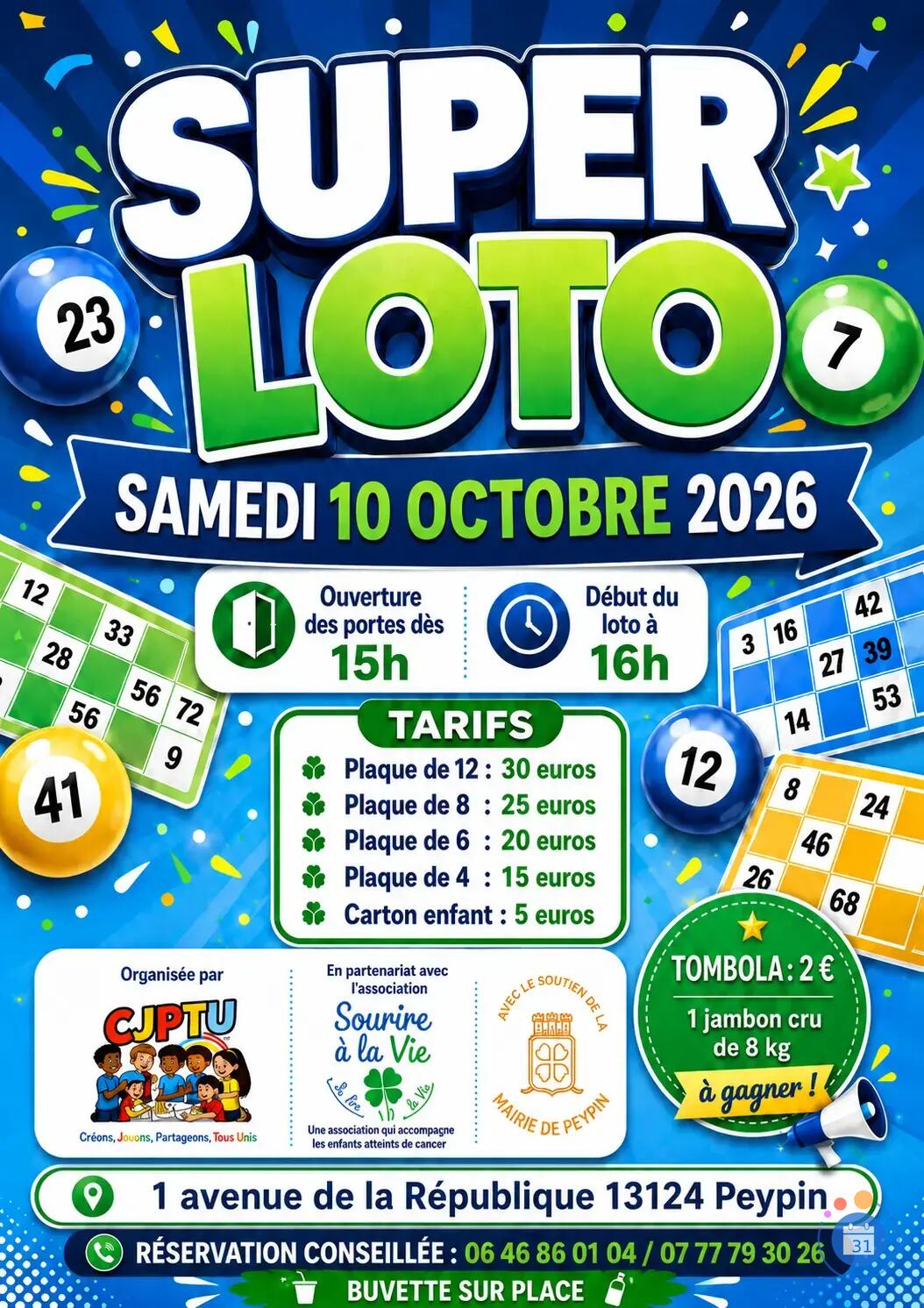 Flyer Loto cjptu peypin