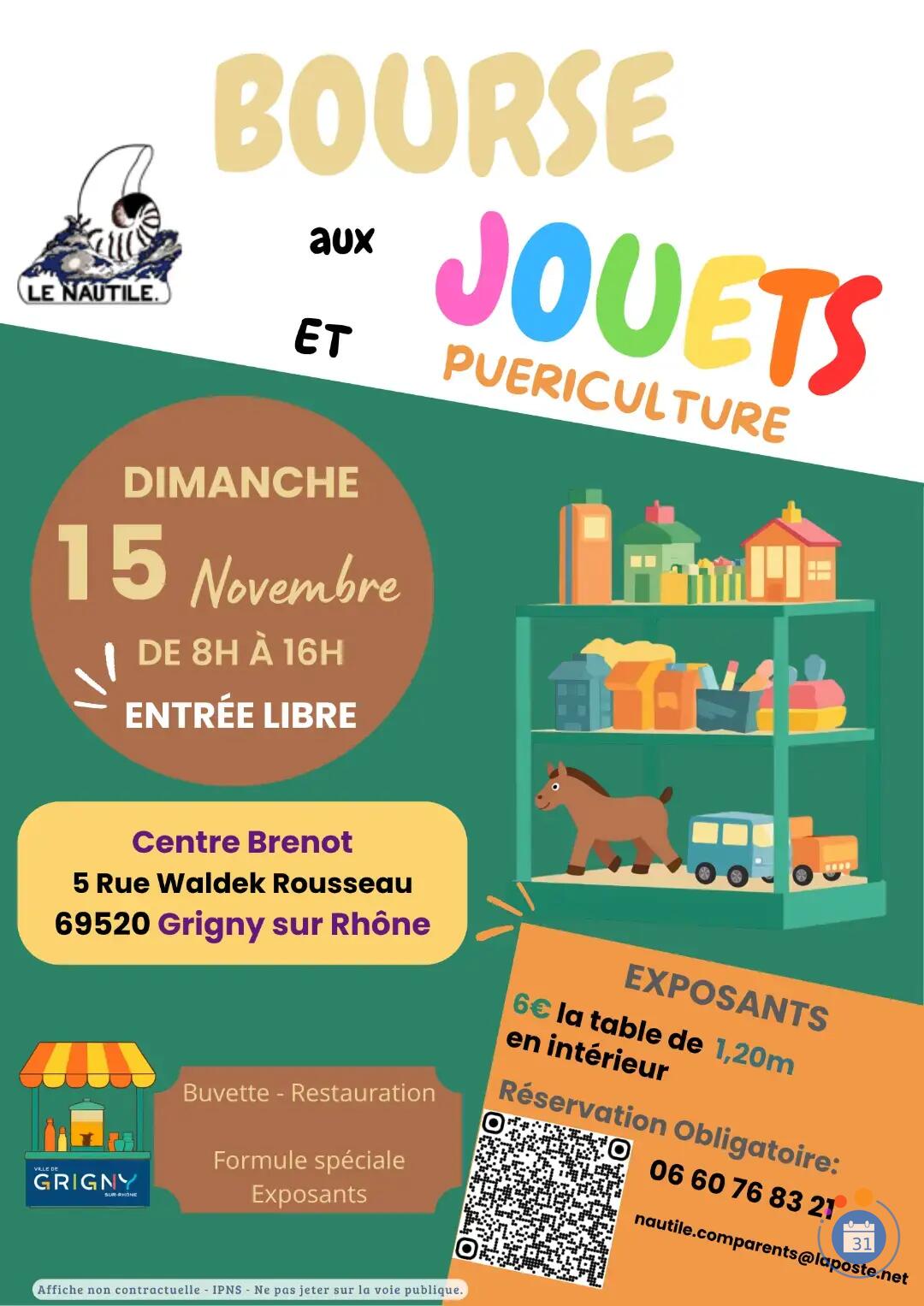 Image Bourse aux Jouets et Puericulture du Nautile (photo 1)
