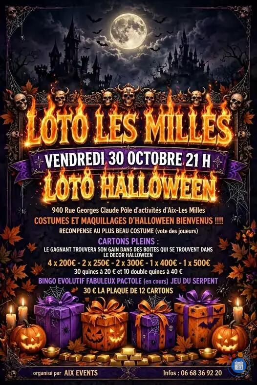 Flyer Super loto halloween