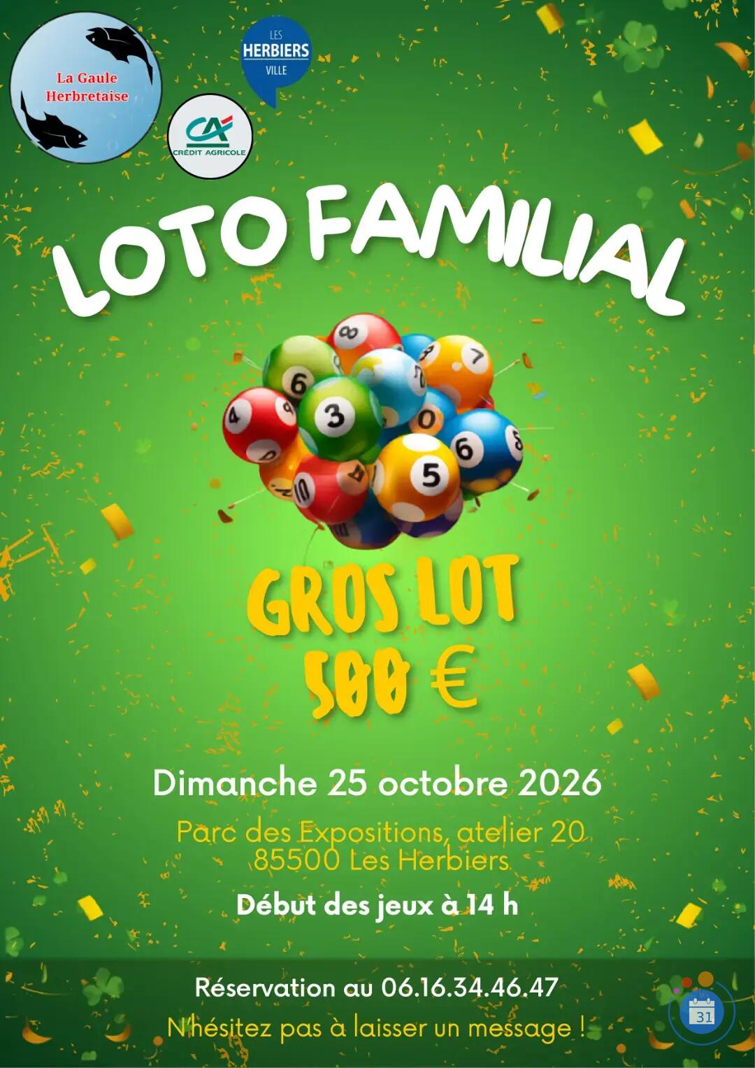 Flyer Loto Familial