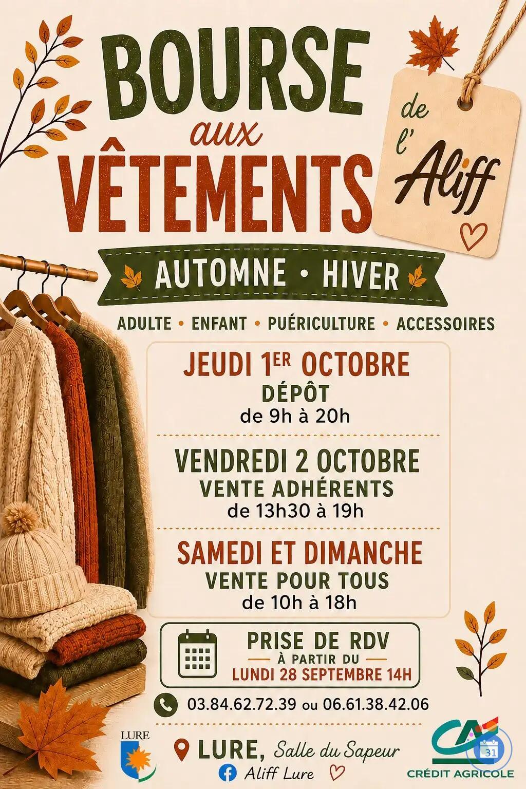 Image Bourse aux vêtements accessoires et puériculture (photo 1)