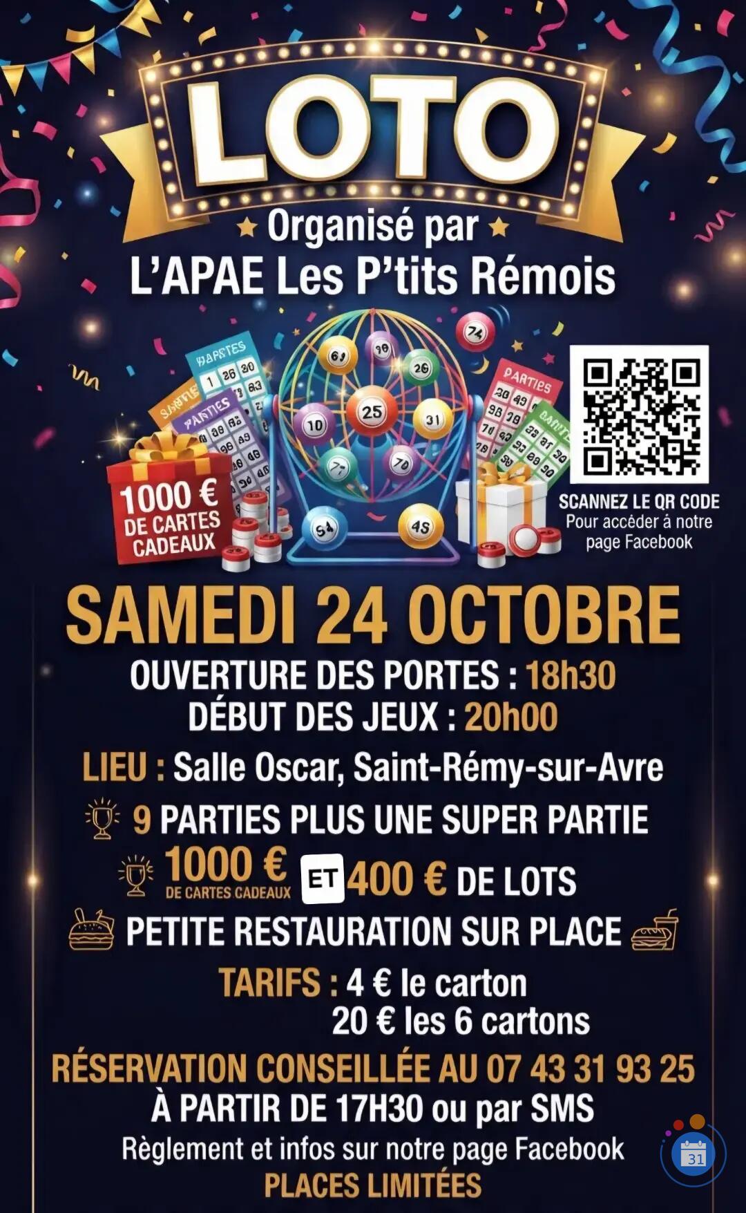 Image Loto apae les p'tits rémois (photo 1)