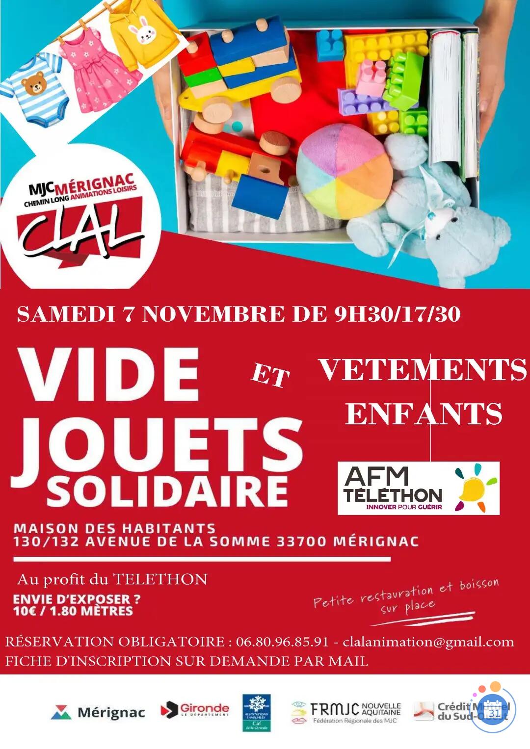 Image VIDE JOUETS ET DRESSING ENFANT SOLIDAIRE (photo 1)