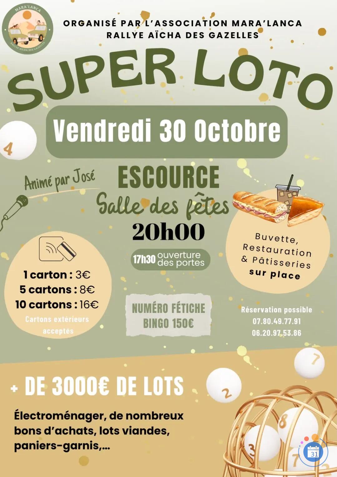 Flyer Loto Escource