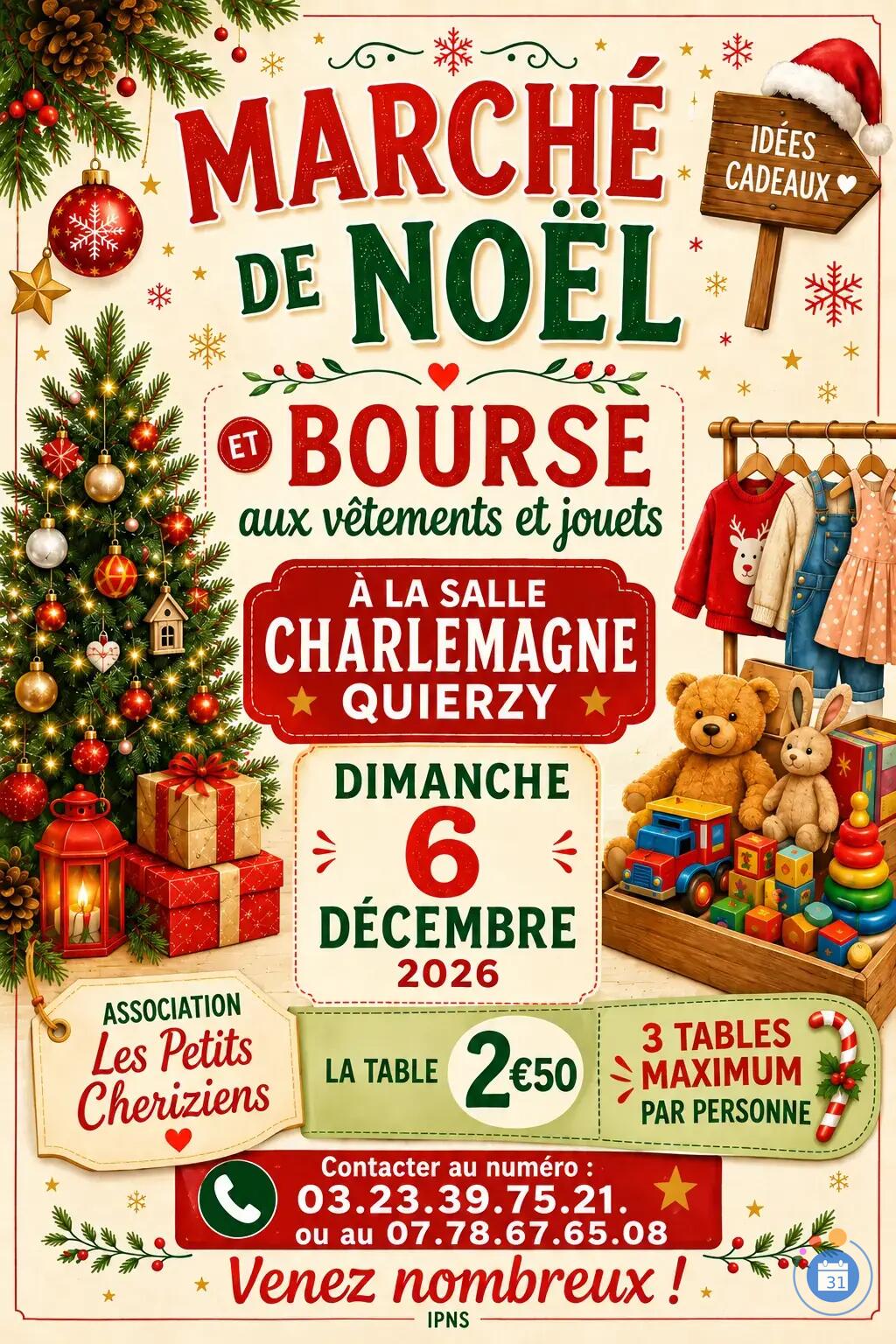 Image Marché de Noël et bourse aux jouets et vêtements (photo 1)