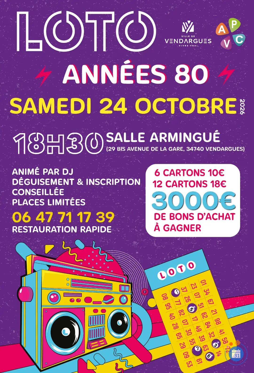 Image LOTO ANNÉES 80 (photo 1)