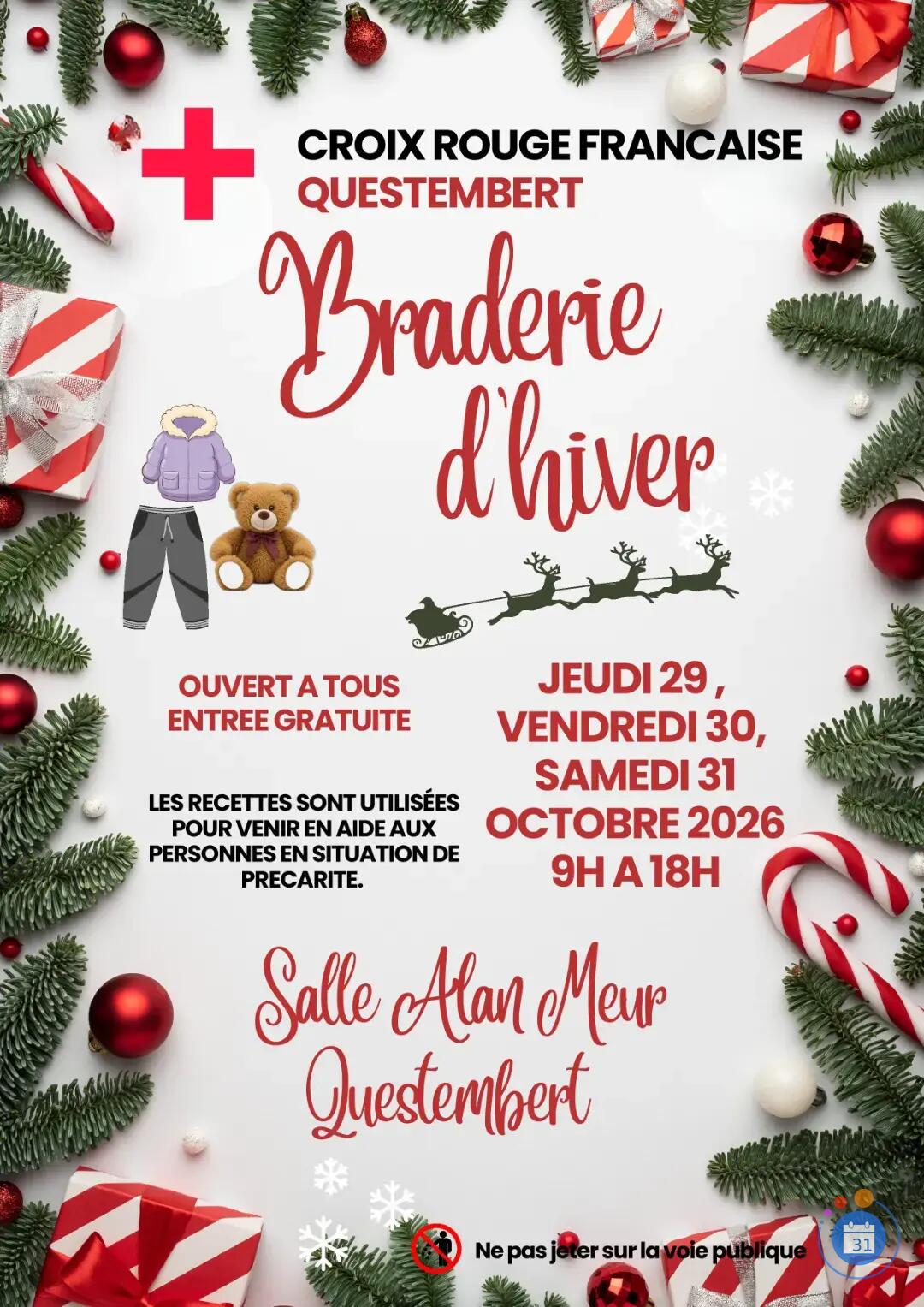 Image BRADERIE D'HIVER DE LA CROIX-ROUGE (photo 1)