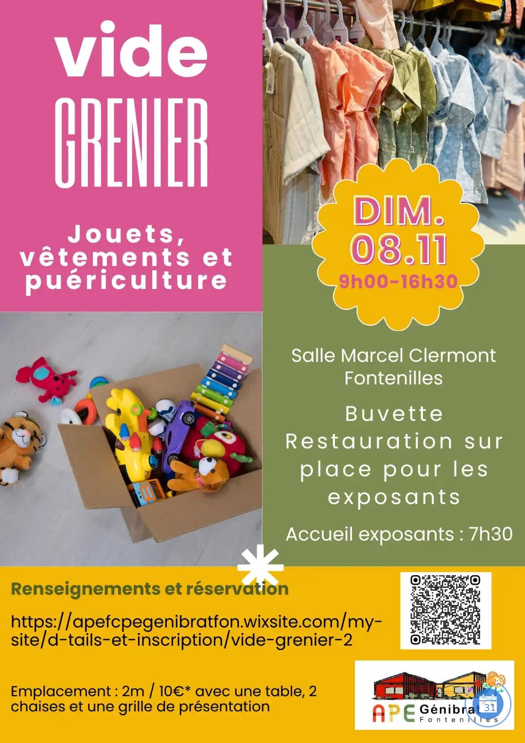 Image Vide grenier APE Génibrat Fontenilles (photo 1)