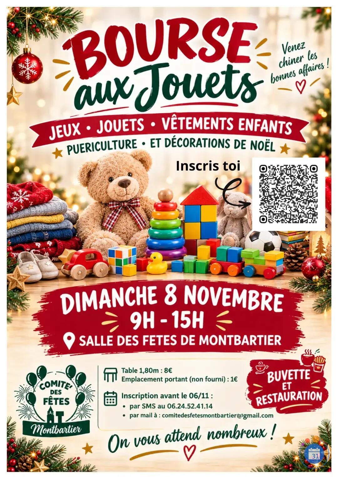 Image Bourse aux jouets du 8 novembre 2026 (photo 1)