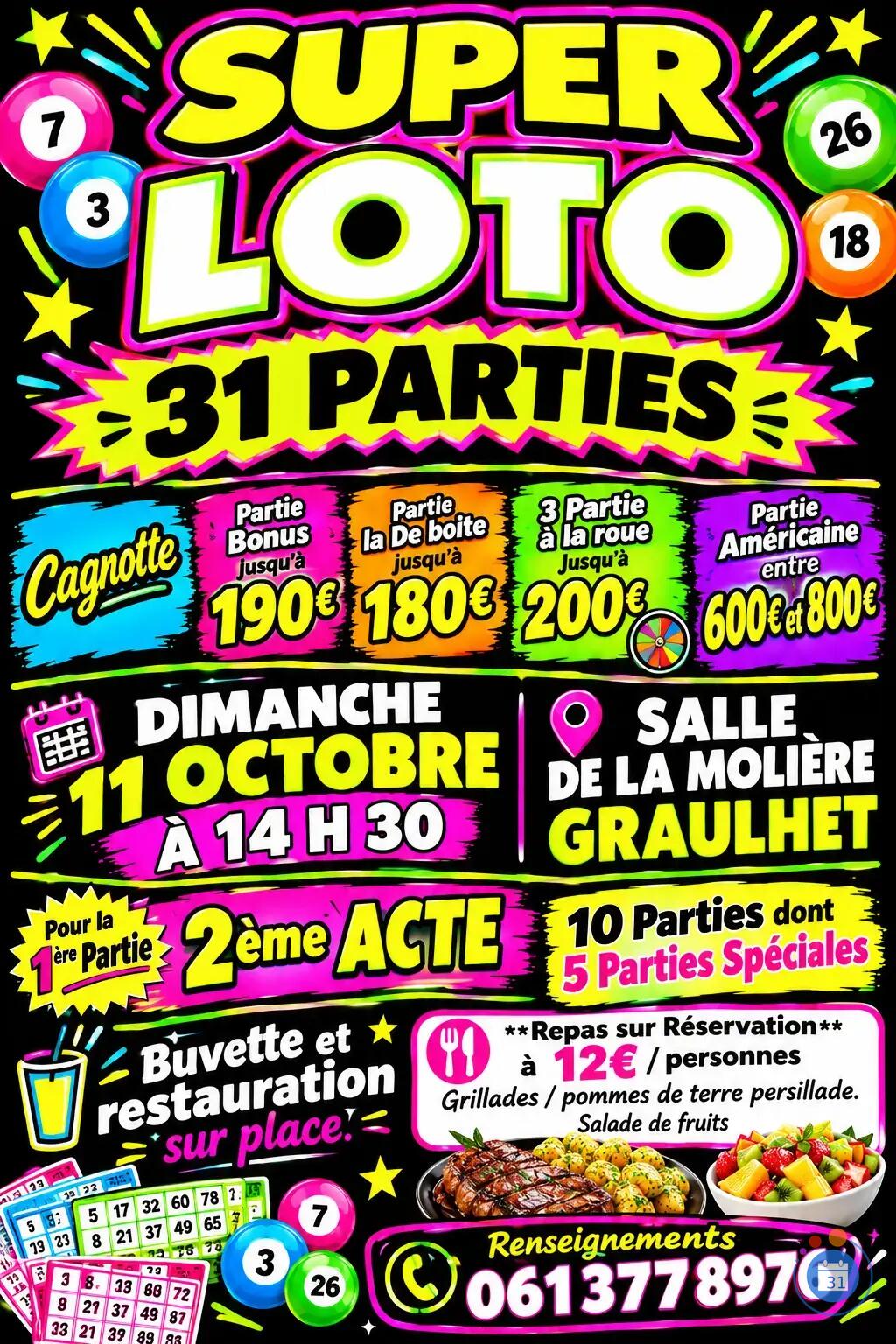 Image Loto Associatif Salle de la Molière (photo 4)