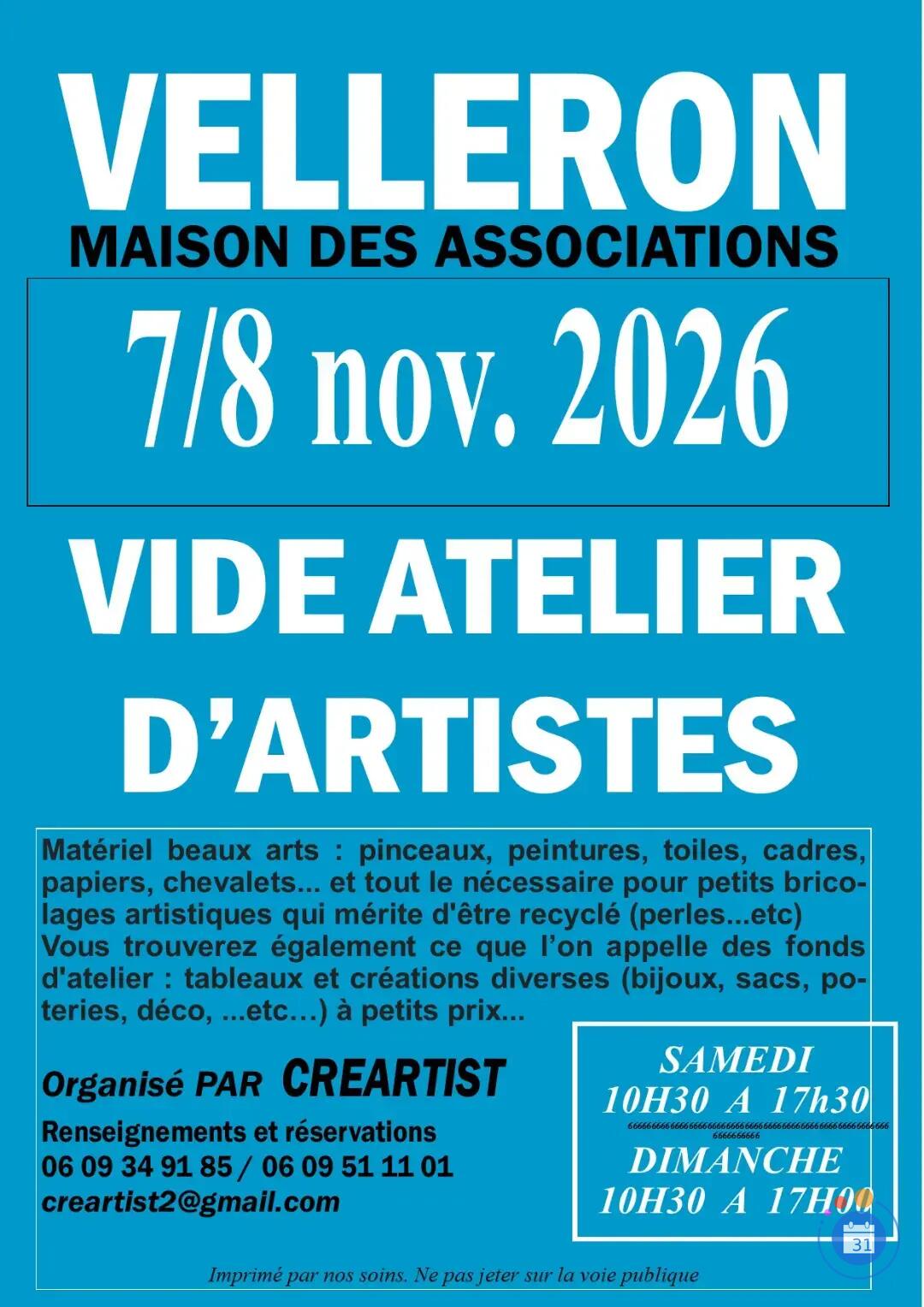 Image Vide Ateliers d'Artistes (photo 1)