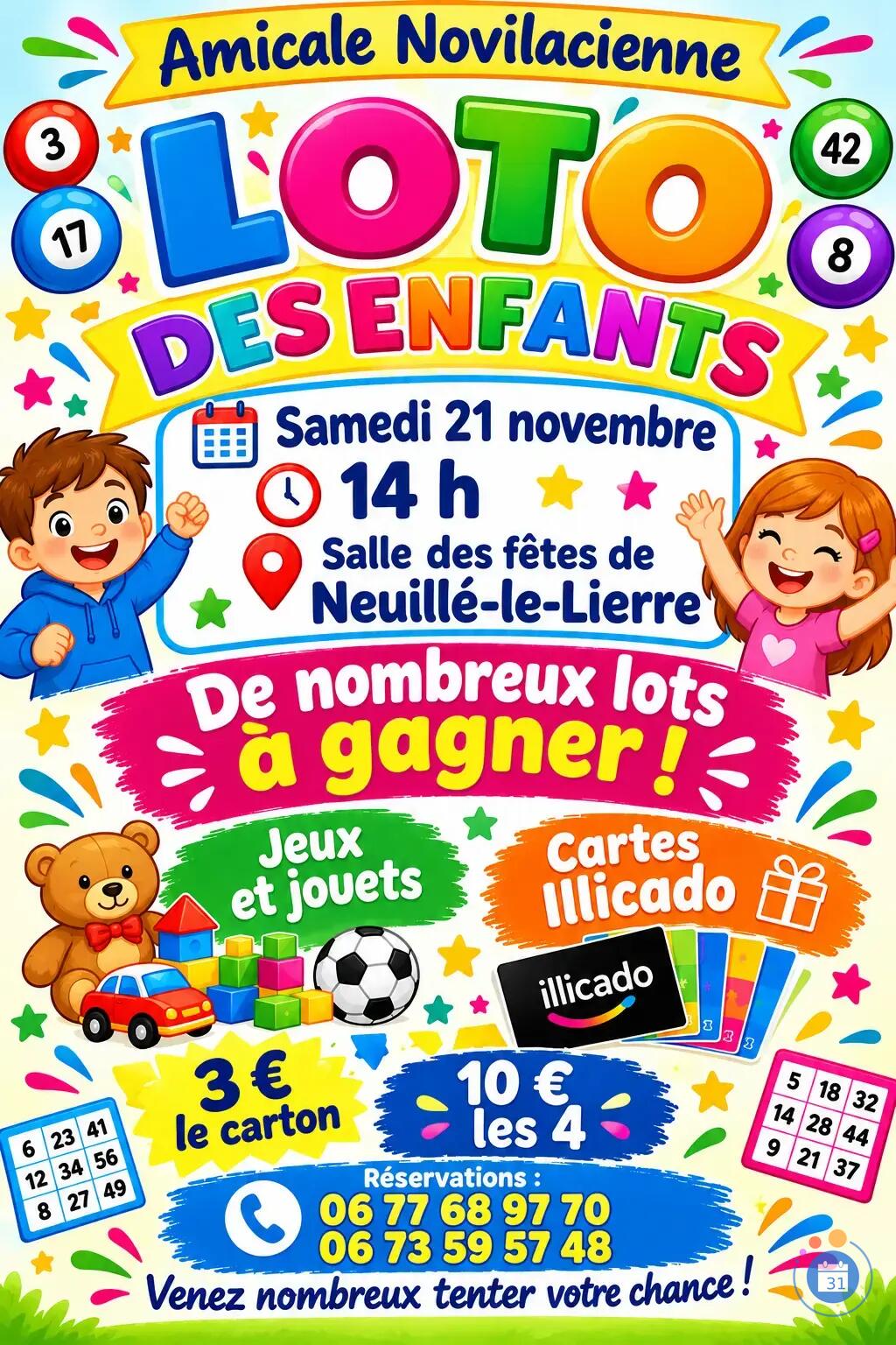 Flyer Loto des enfants
