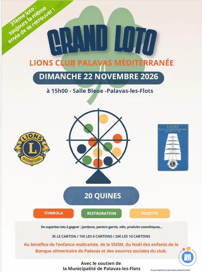 Image LIONS CLUB PALAVAS MÉDITERRANÉE (photo 1)