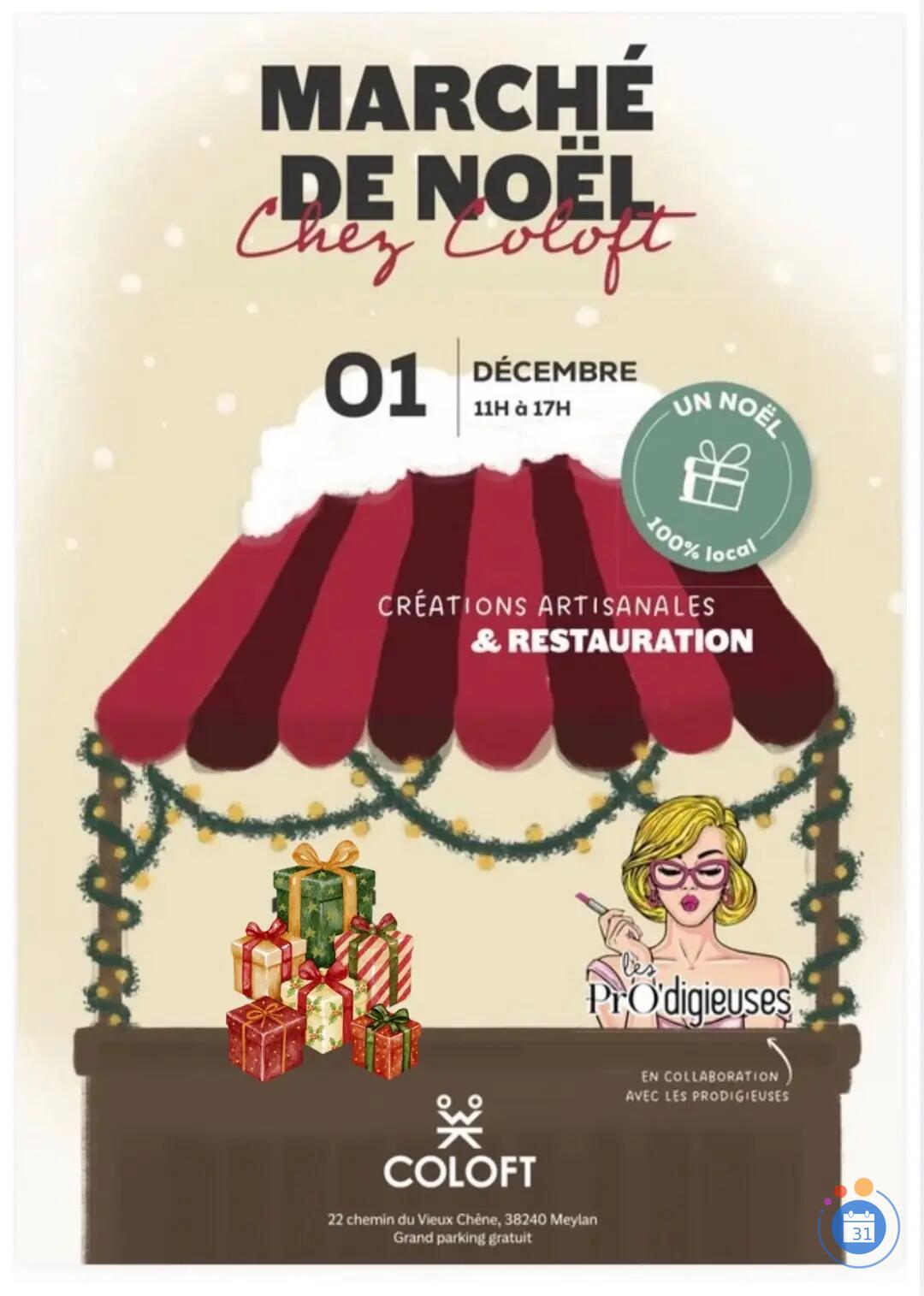 Image Marché de Noël des PrO'digieuses au COLOFT (photo 1)