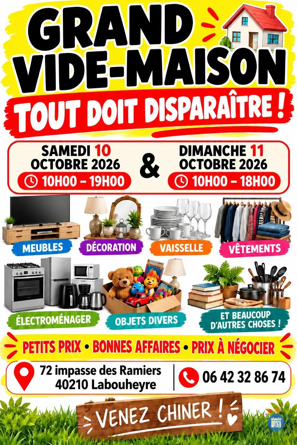 Image Vide maison tout doit disparaître (photo 1)