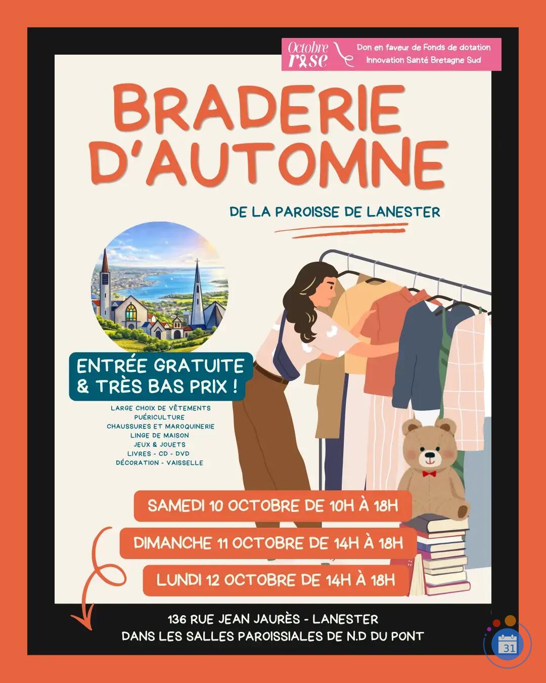 Image Braderie d'automne de la paroisse de Lanester (photo 1)