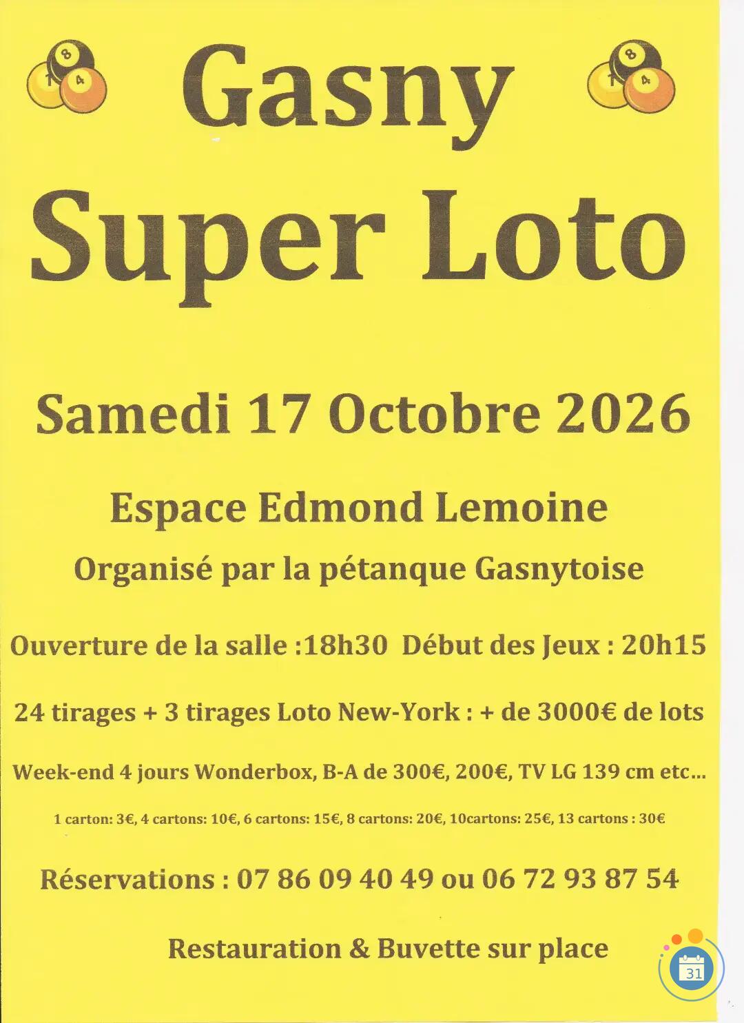 Image Loto de la Pétanque Gasnytoise (photo 1)