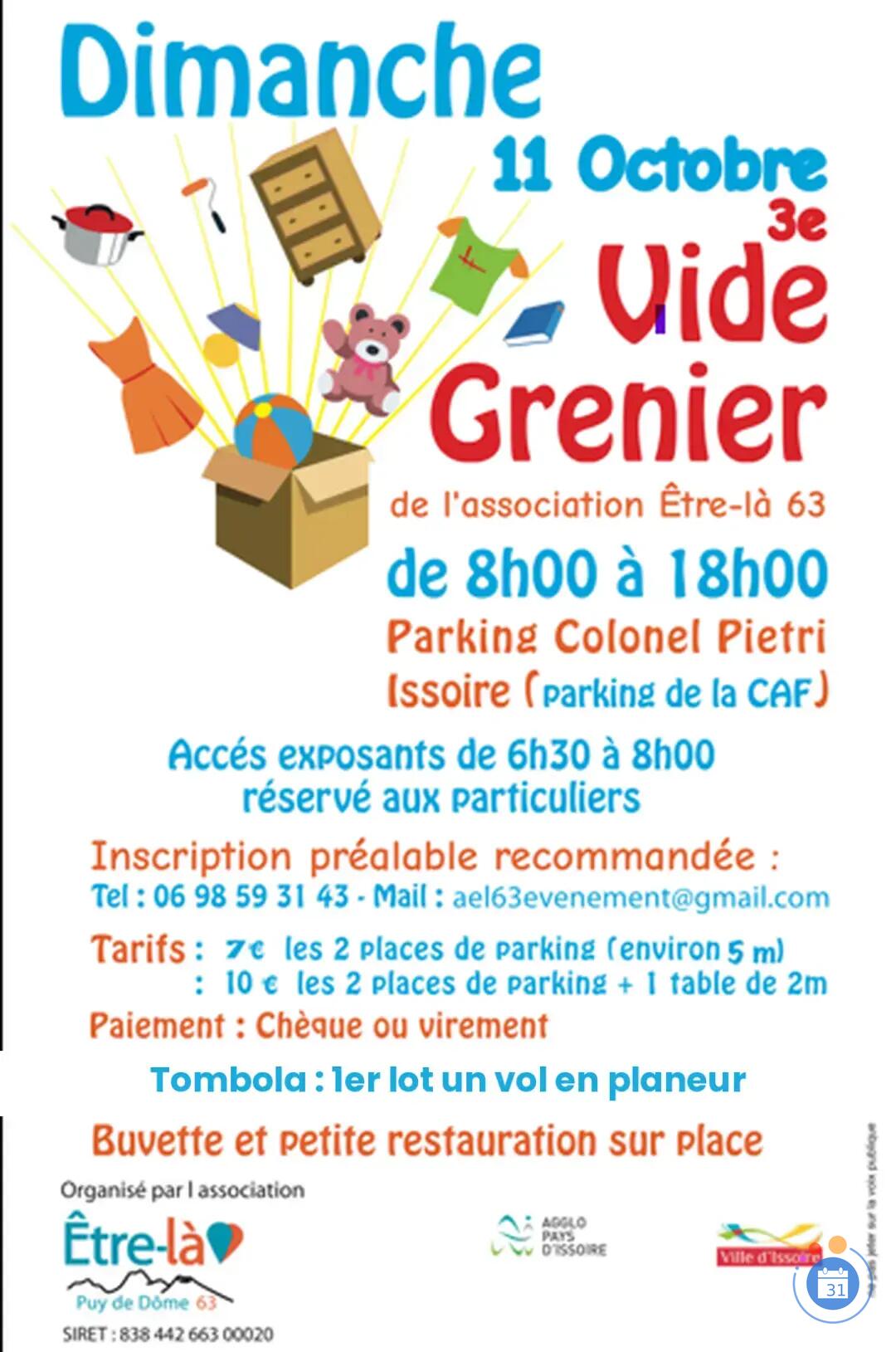 Image 3ème vide grenier association être - là 63 (photo 1)