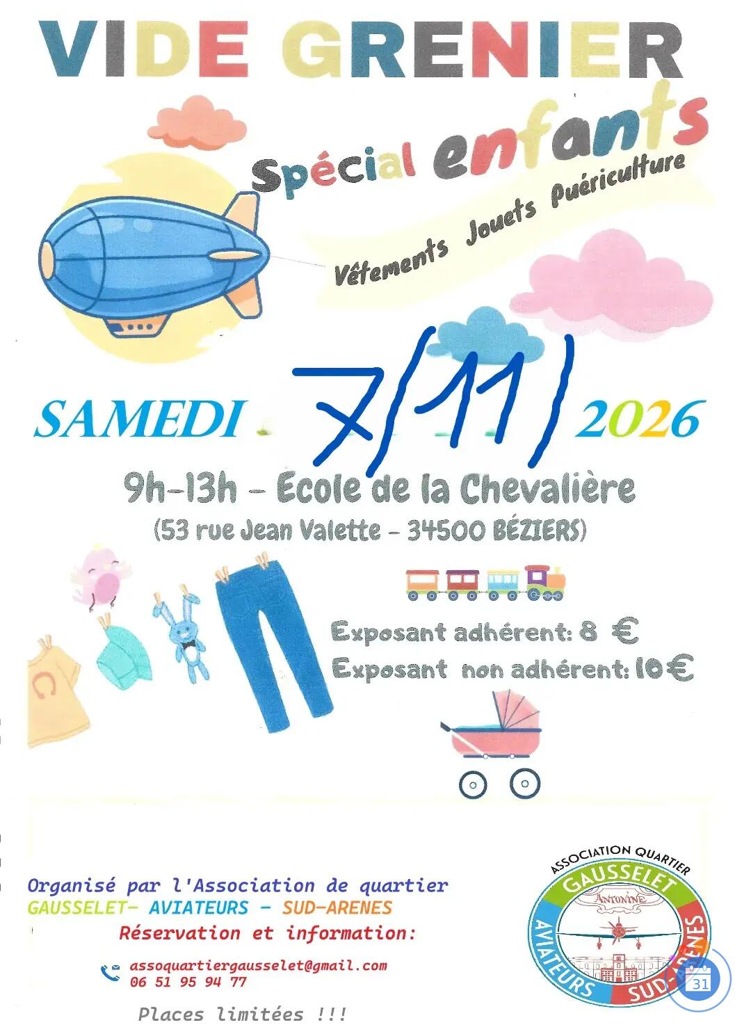 Image Vide grenier spécial enfants (vêtements, puericulture, jouets) (photo 1)
