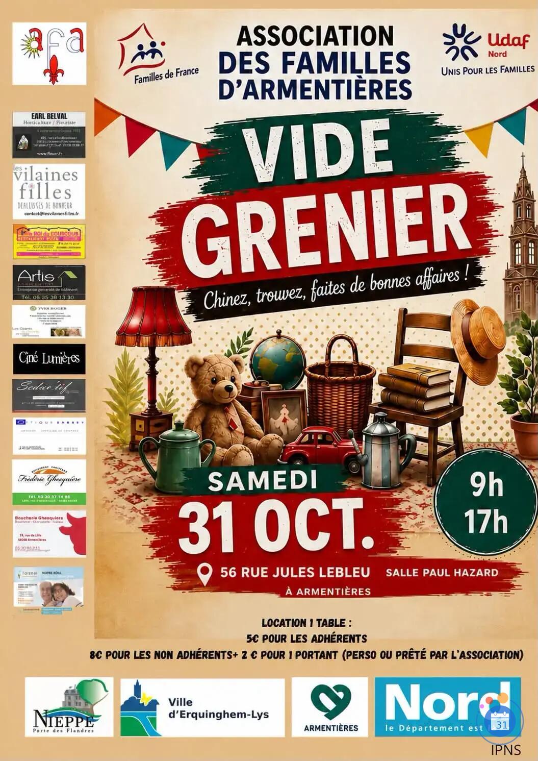Image vide greniers en salle (photo 1)