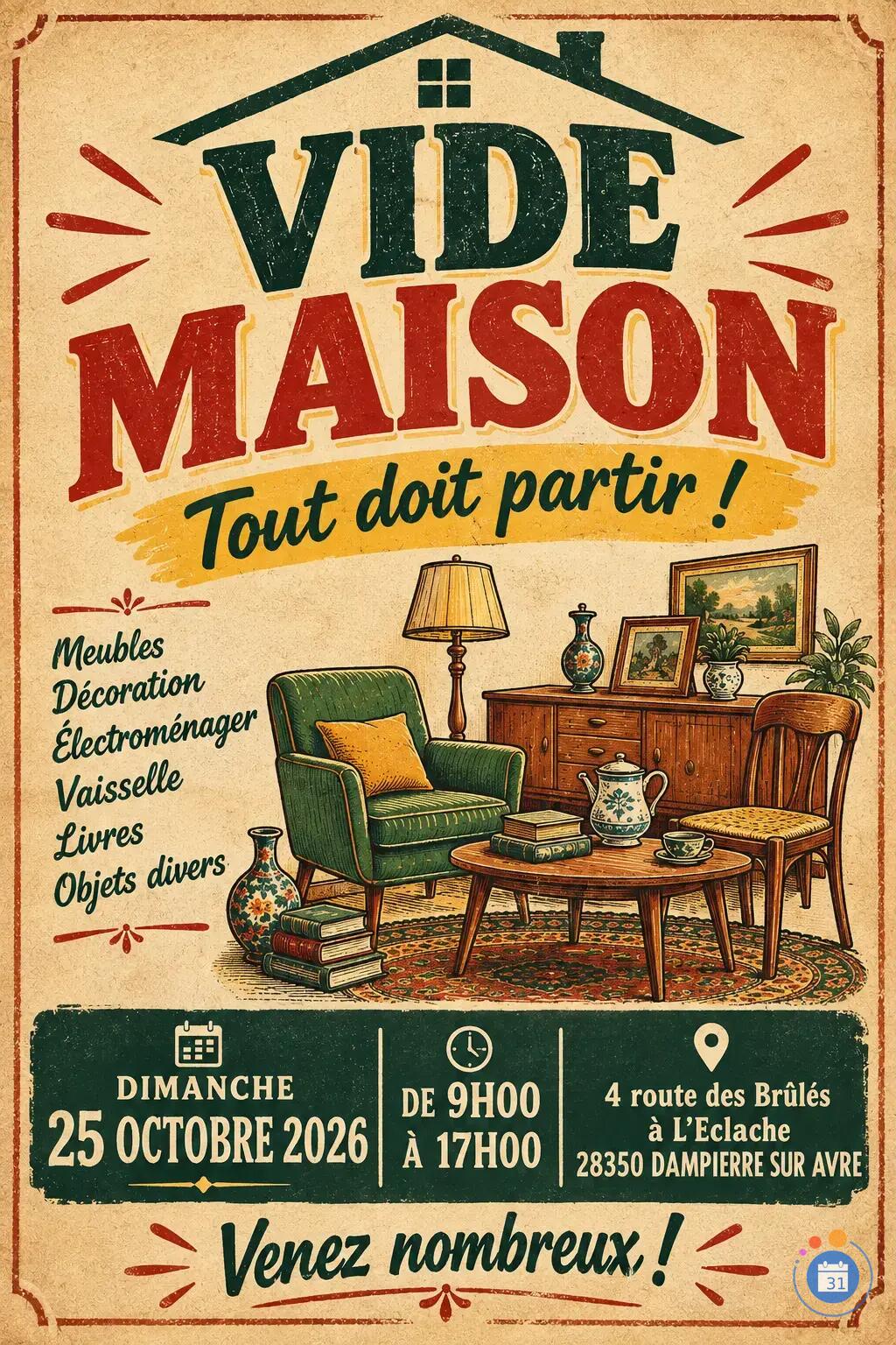 Image Vide Maison, Tout doit partir ! (photo 1)