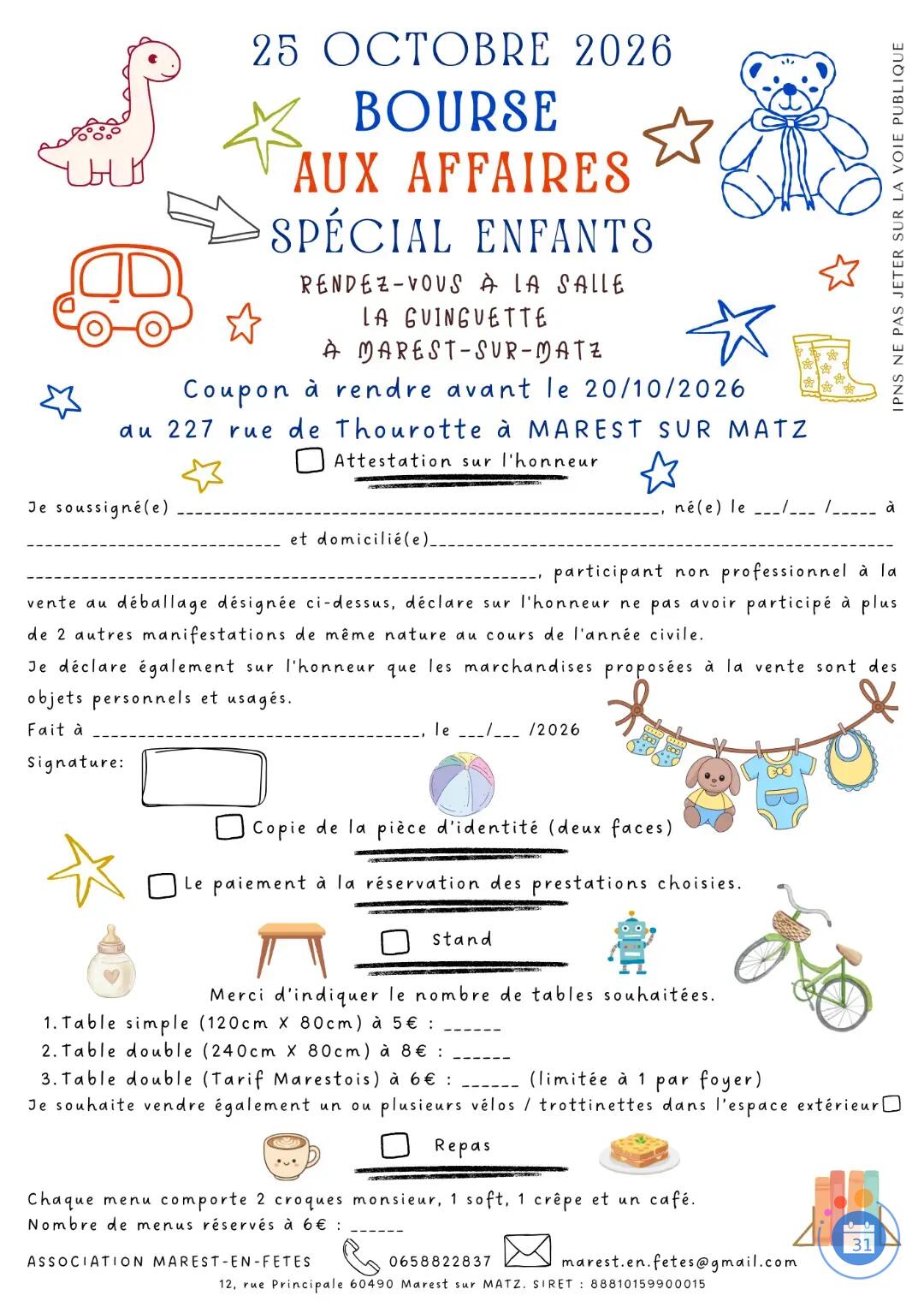 Image BOURSE AUX AFFAIRES SPECIALE ENFANTS (photo 2)