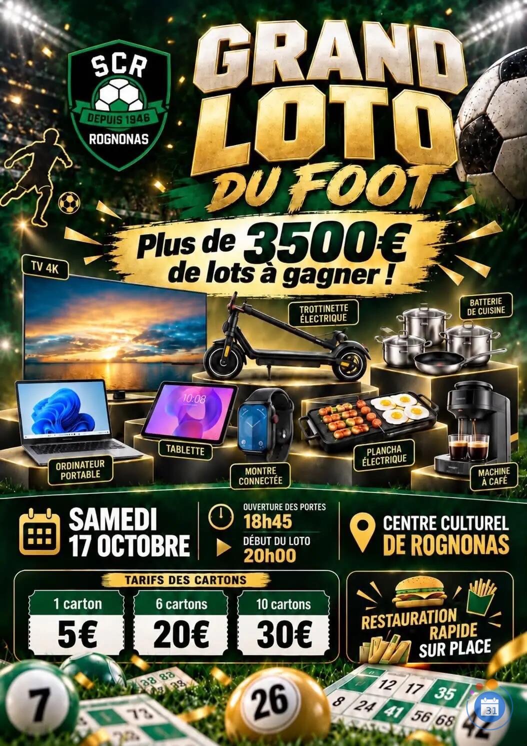 Flyer Grand LOTO Annuel
