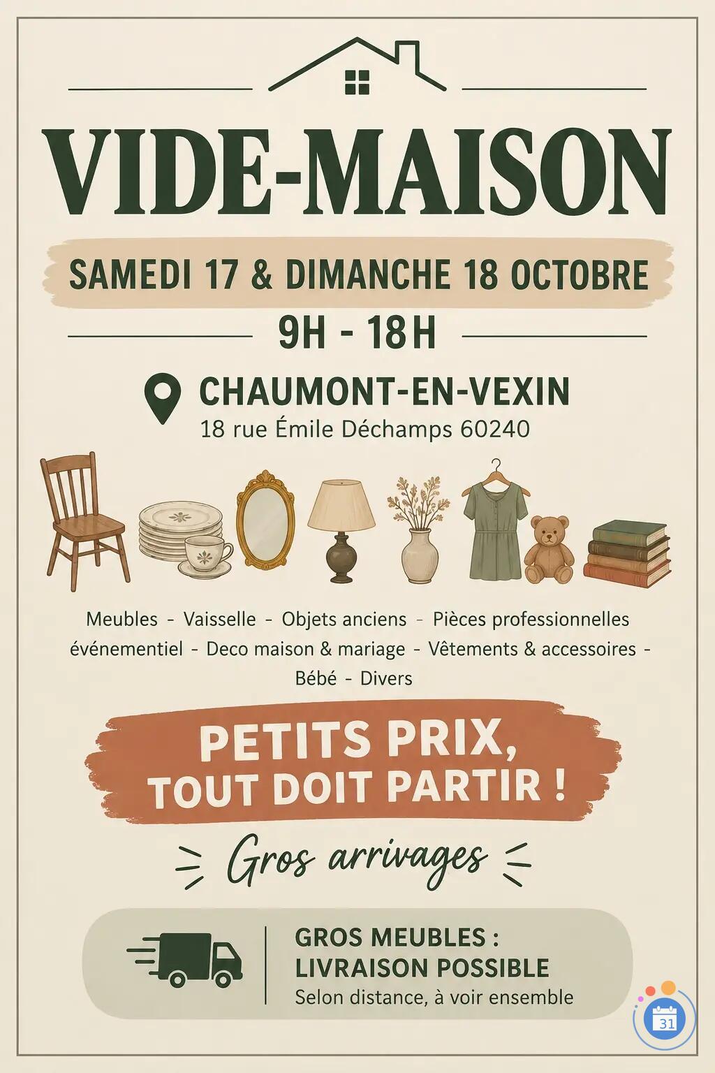 Image Grand vide maison (photo 1)