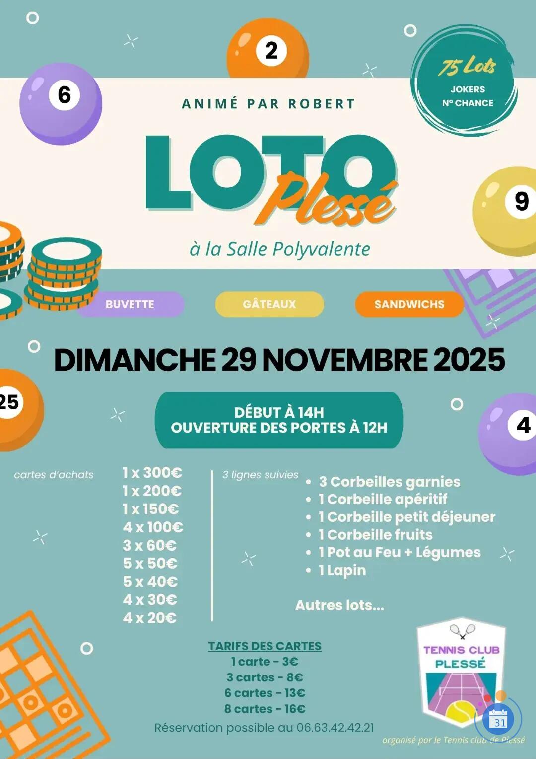 Flyer Loto plesse