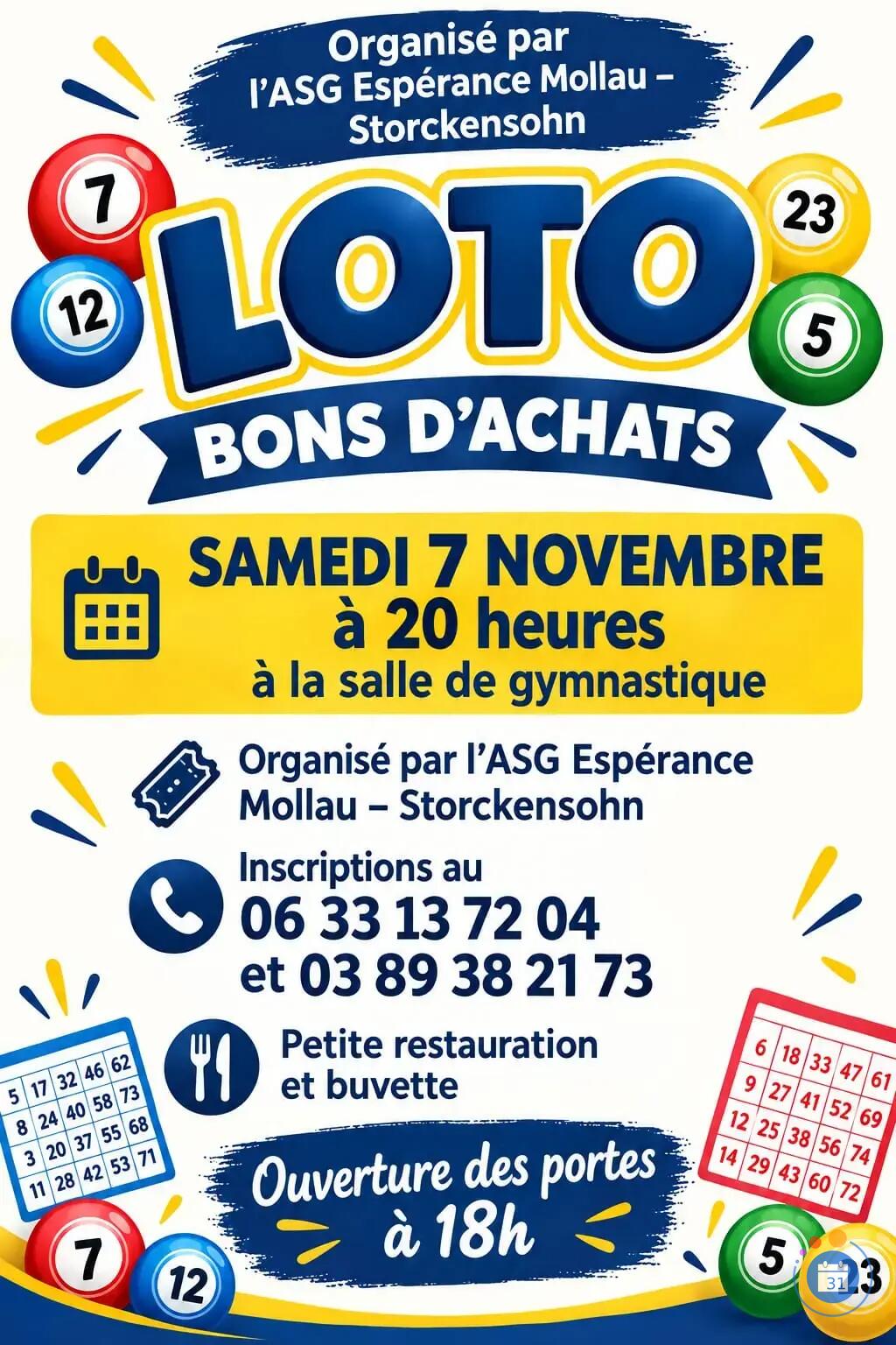 Image Loto organisé par A.S.G Mollau (photo 1)