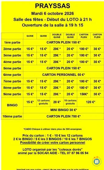 Flyer grand loto