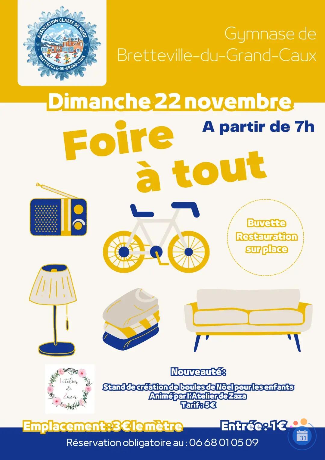 Image Foire à tout de l'association Classe de Neige (photo 1)