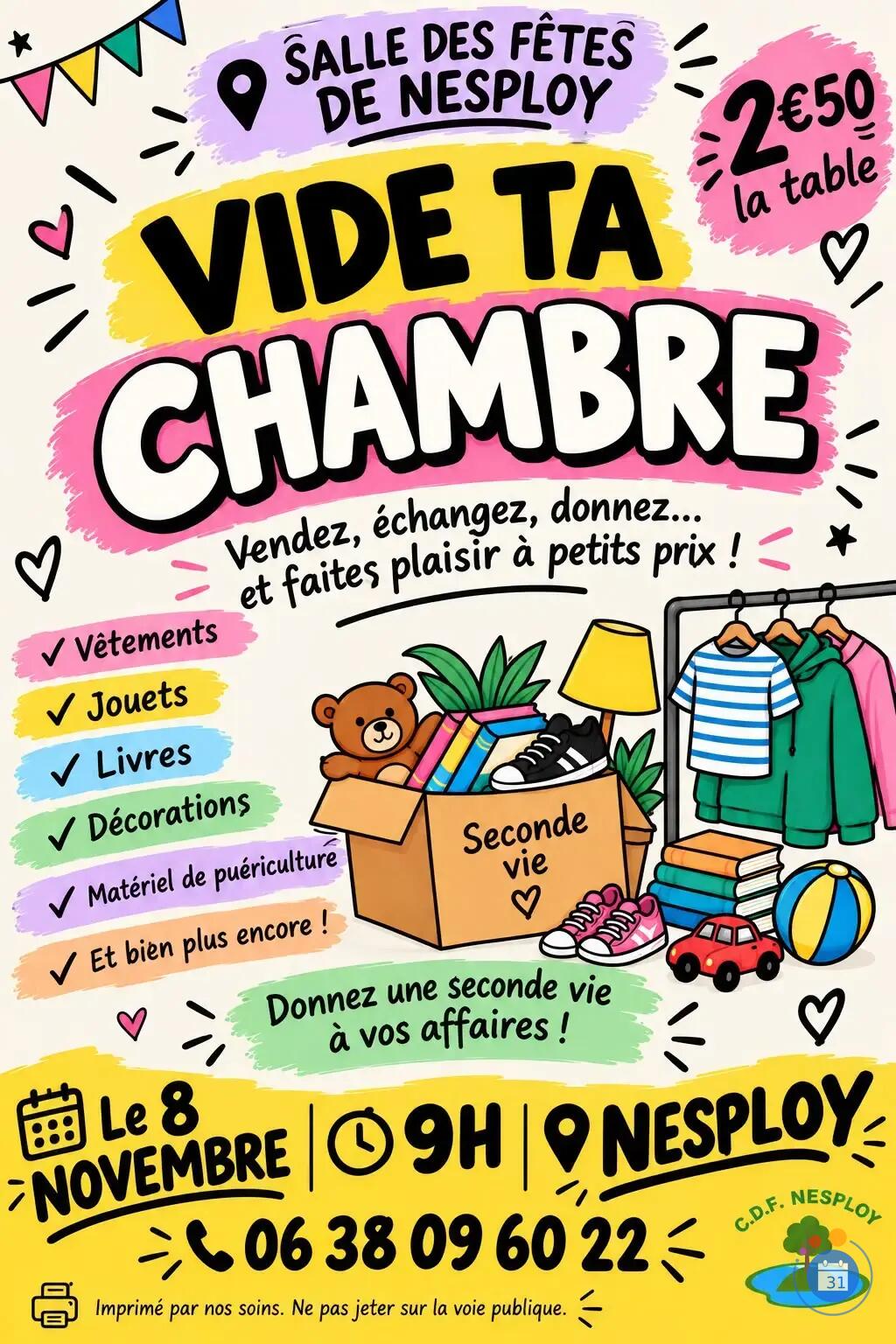 Image Vide ta chambre (photo 1)