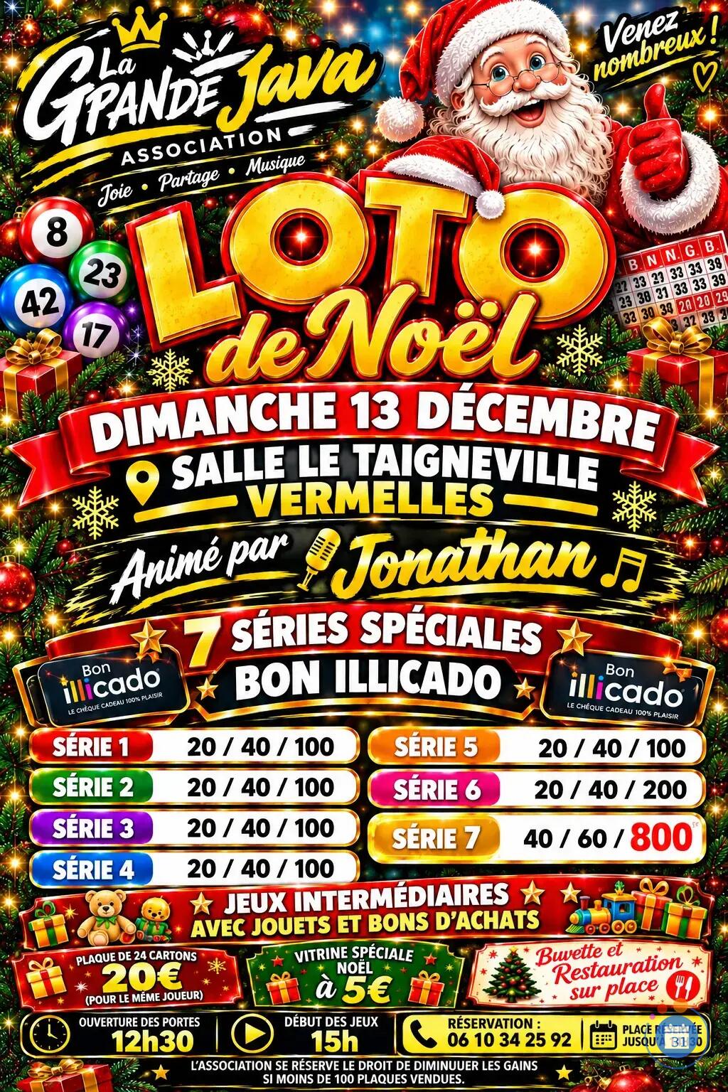 Flyer Loto de Noël