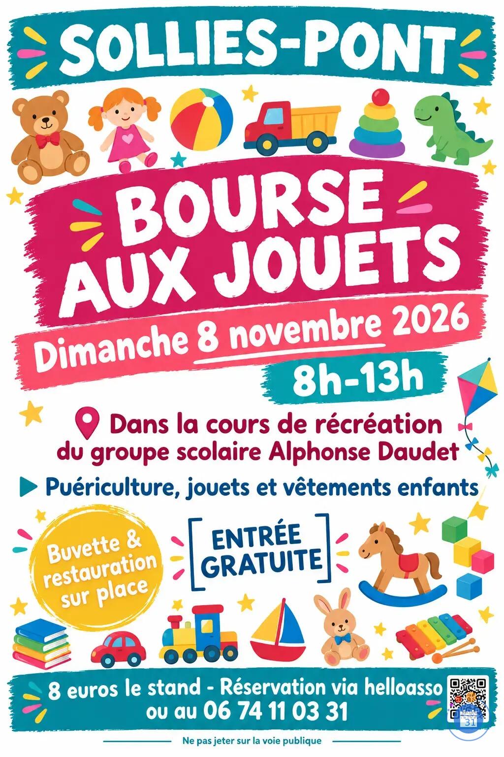 Image 🧸🎲📦📚 Bourse aux jouets d'Alphonse Daudet (photo 1)
