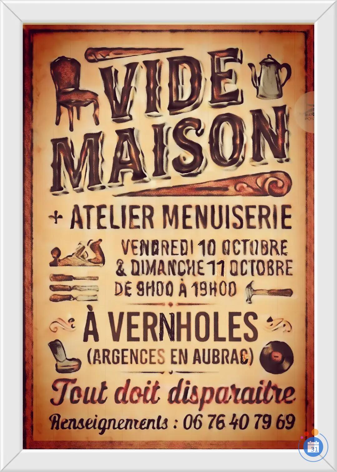 Image Vide maison + vide atelier menuiserie (photo 1)
