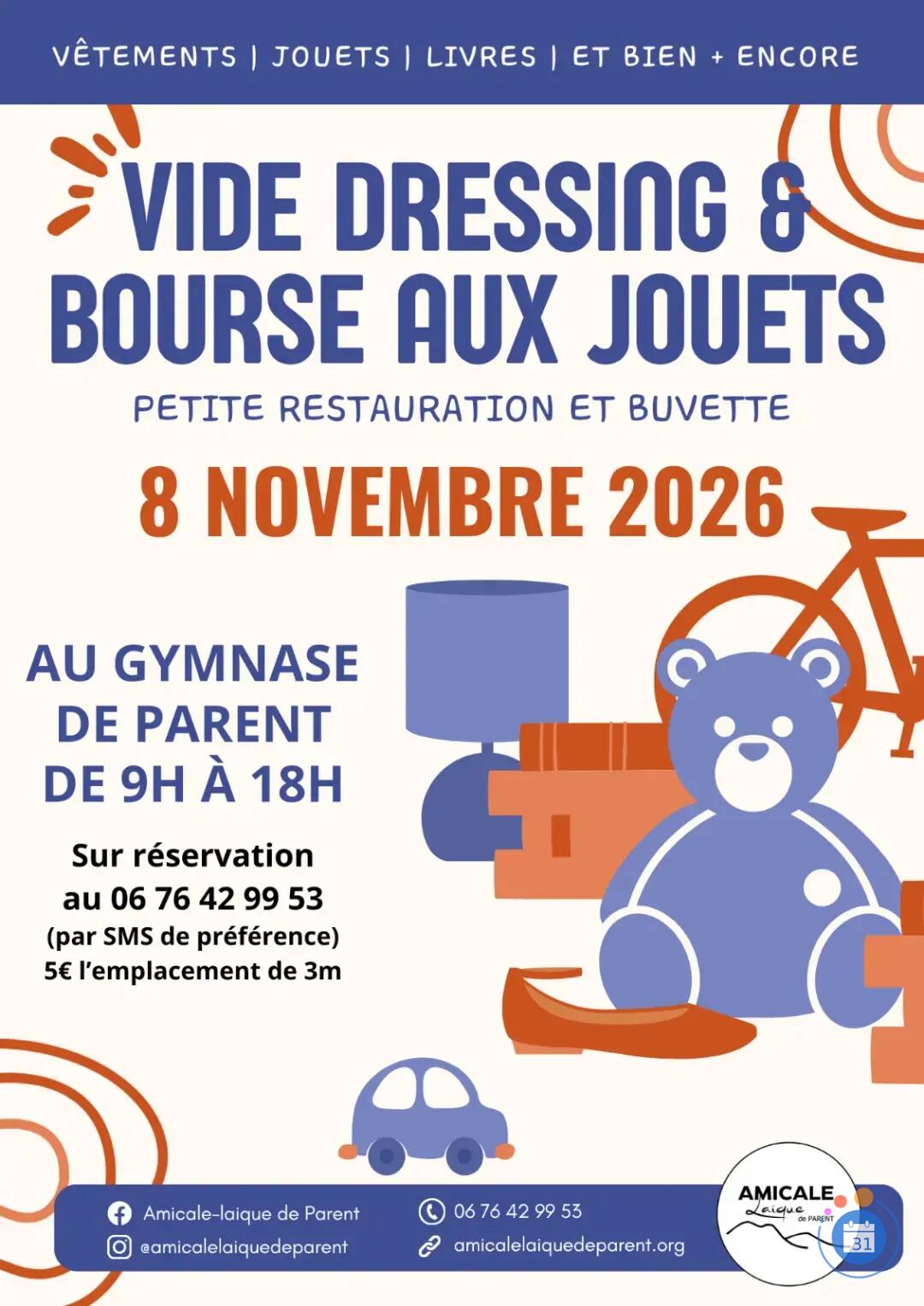 Image Vide dressing et bourse aux jouets de Parent (photo 1)