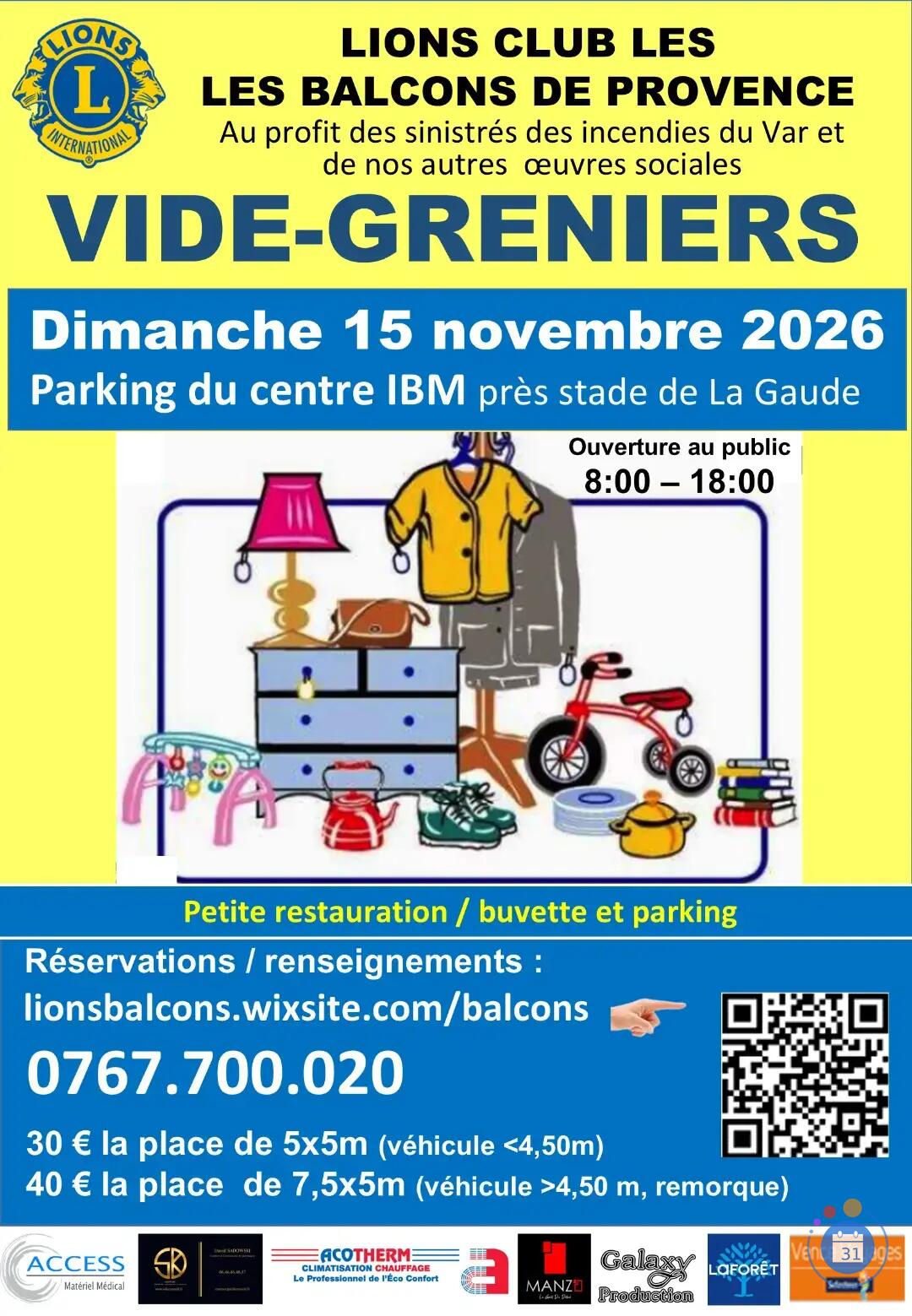 Image GRAND VIDE-GRENIERS DU LIONS CLUB (photo 1)