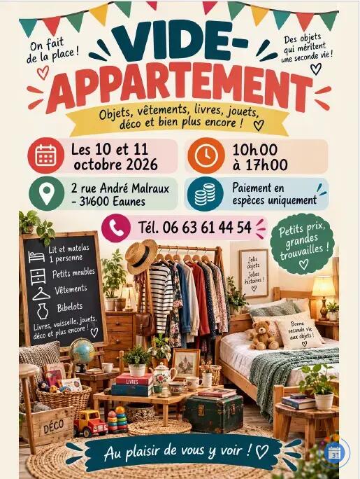Image VIDE APPARTEMENT A EAUNES (photo 1)